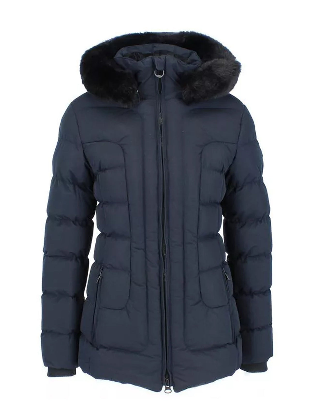 Image for Women's Quilted Puffer Jacke,Black