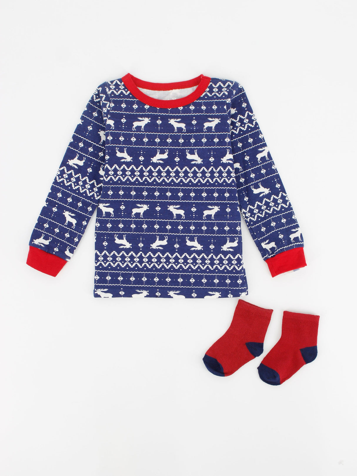 Image for Kids Boy's Printed Sleepwear Top,Navy