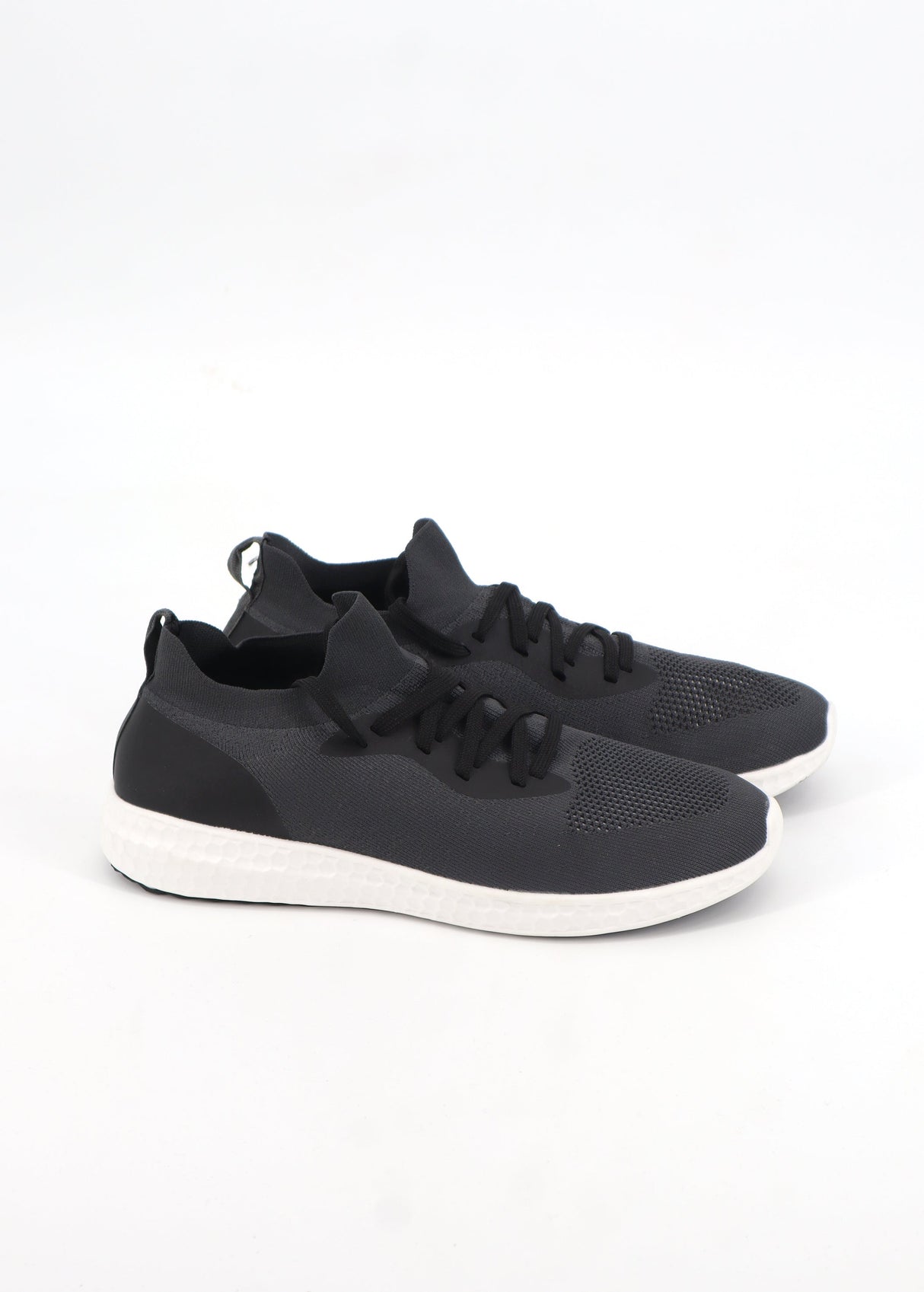 Image for Men's Textured Trainers,Dark Grey