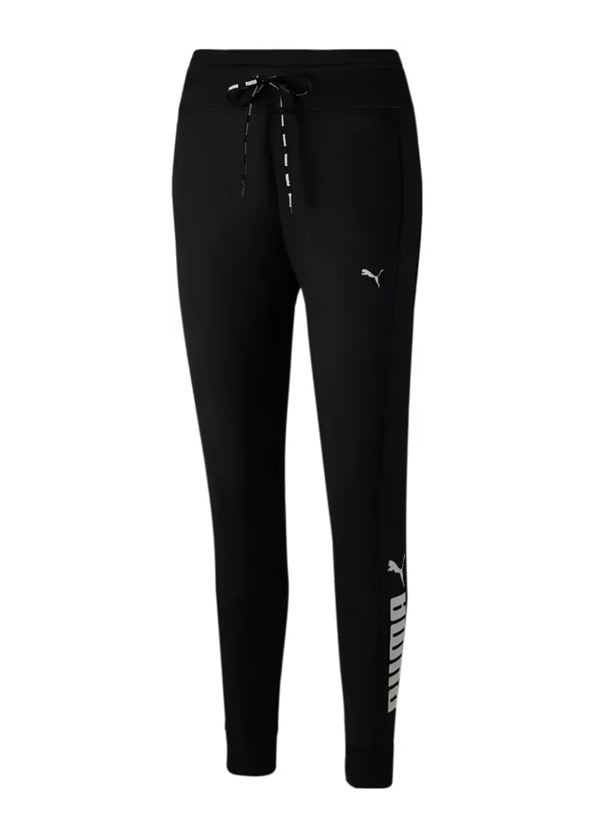 Image for Men's Brand Logo Printed Joggers,Black