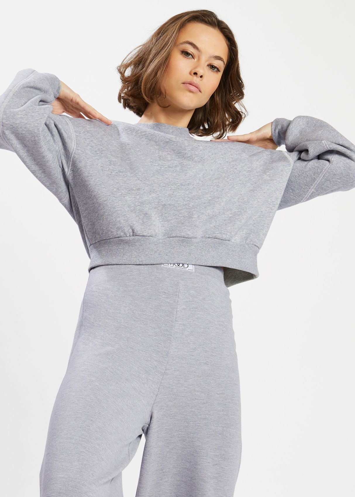 Image for Women's Plain Sweatshirt,Light Grey