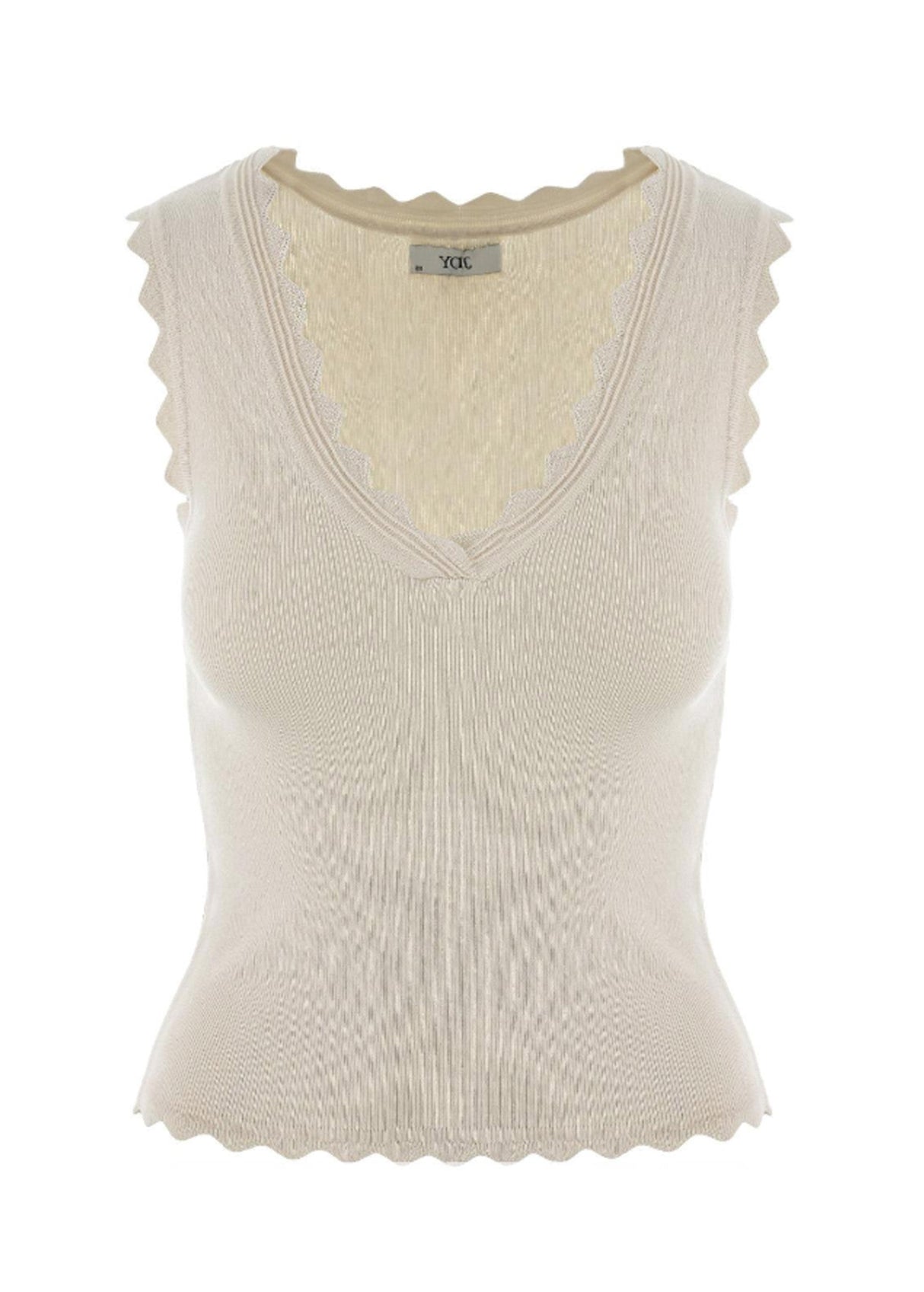 Image for Women's Plain Knitted Top,Cream