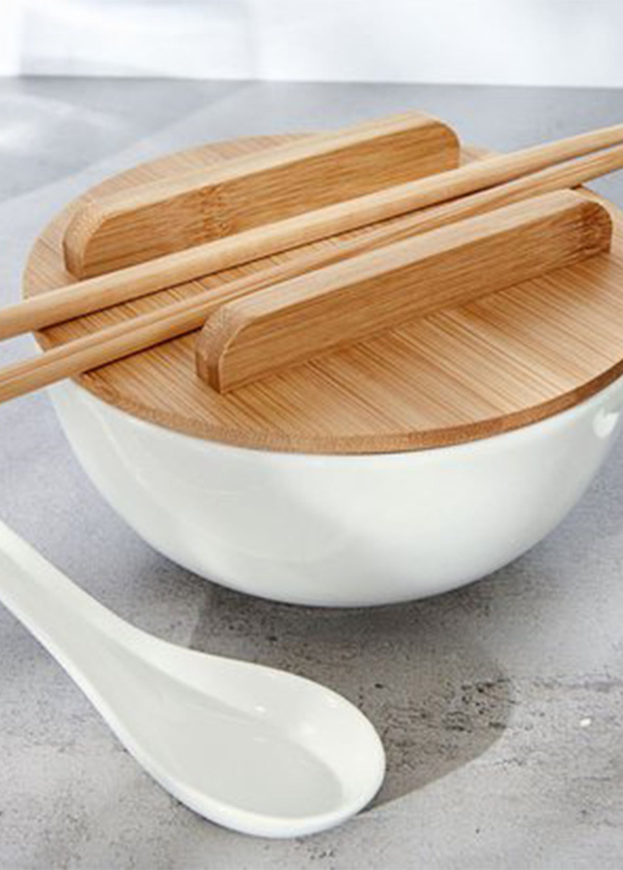 Image for Ramen Set With Bamboo Lid