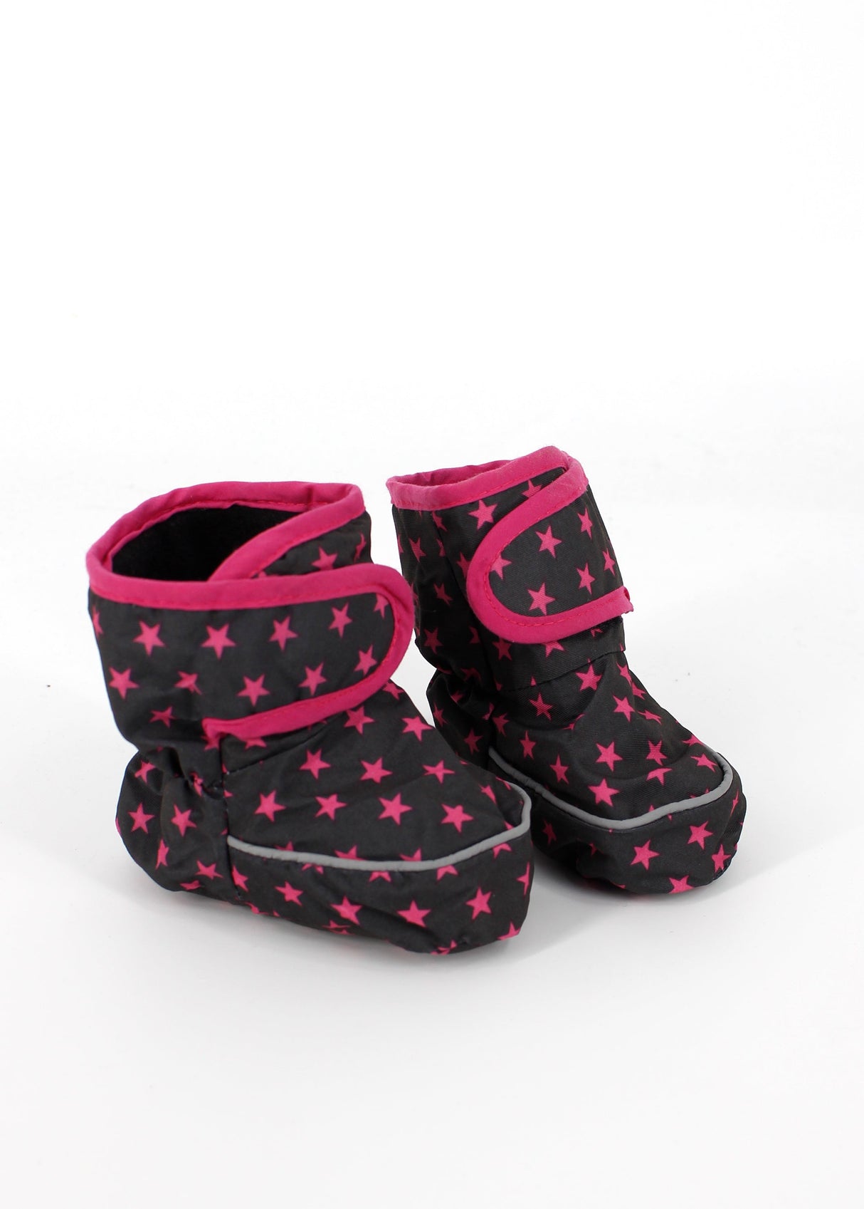 Image for Kids Girl's Star Printed Slippers,Grey