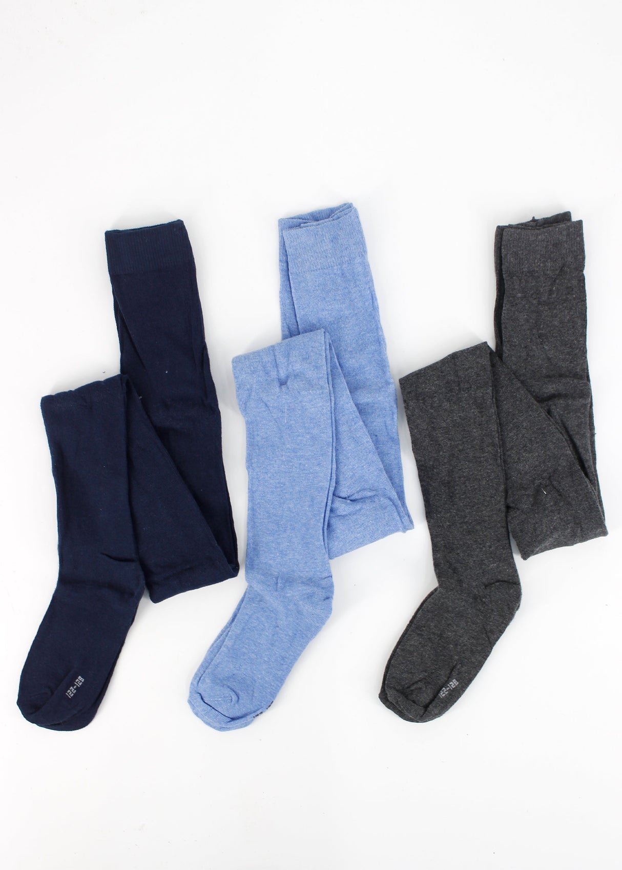 Image for Kids Boy's 3 Pack Plain Tights,Multi