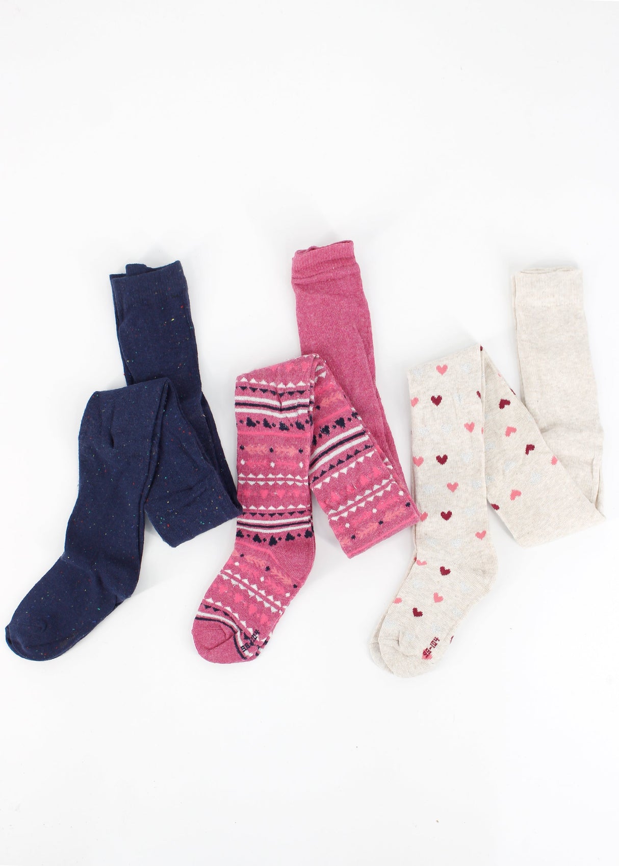 Image for Kids Girl's 3 Pcs Printed Tights,Multi
