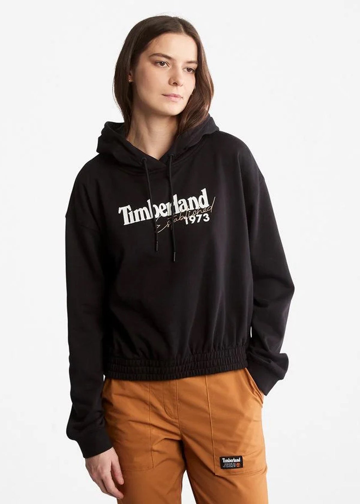 Image for Women's Printed Hoodie,Black