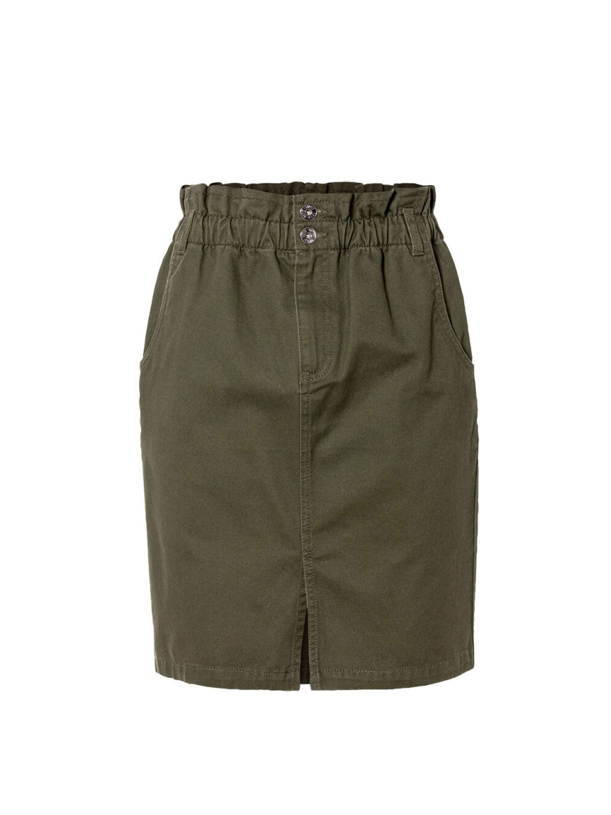 Image for Women's Paperbag Skirt,Olive