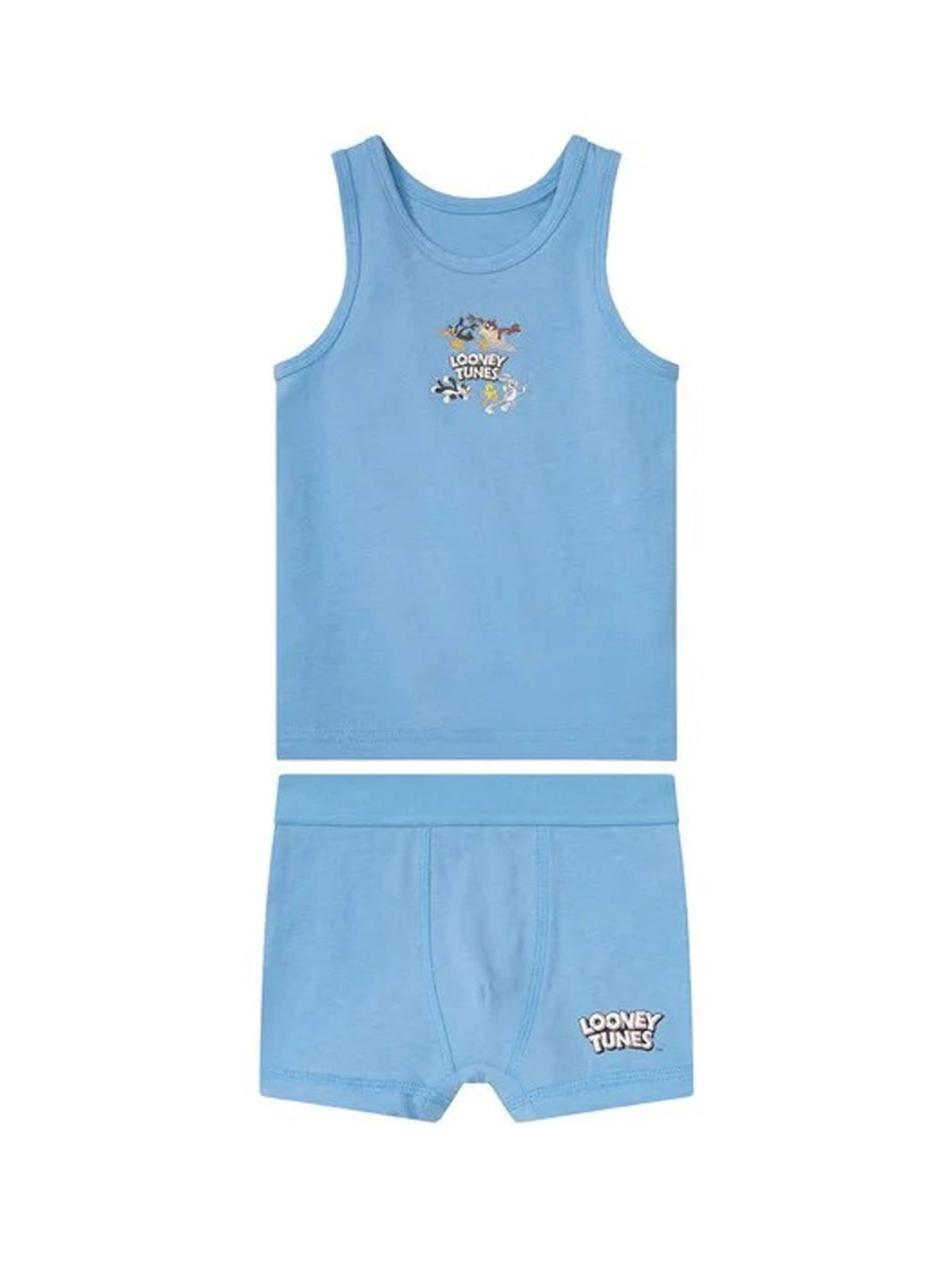 Image for Kids Boy's 2 Pcs Graphic Printed Underwear Set,Blue