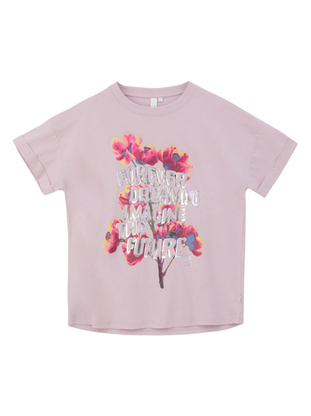 Image for Women's Graphic Printed T-shirt,Light Pink