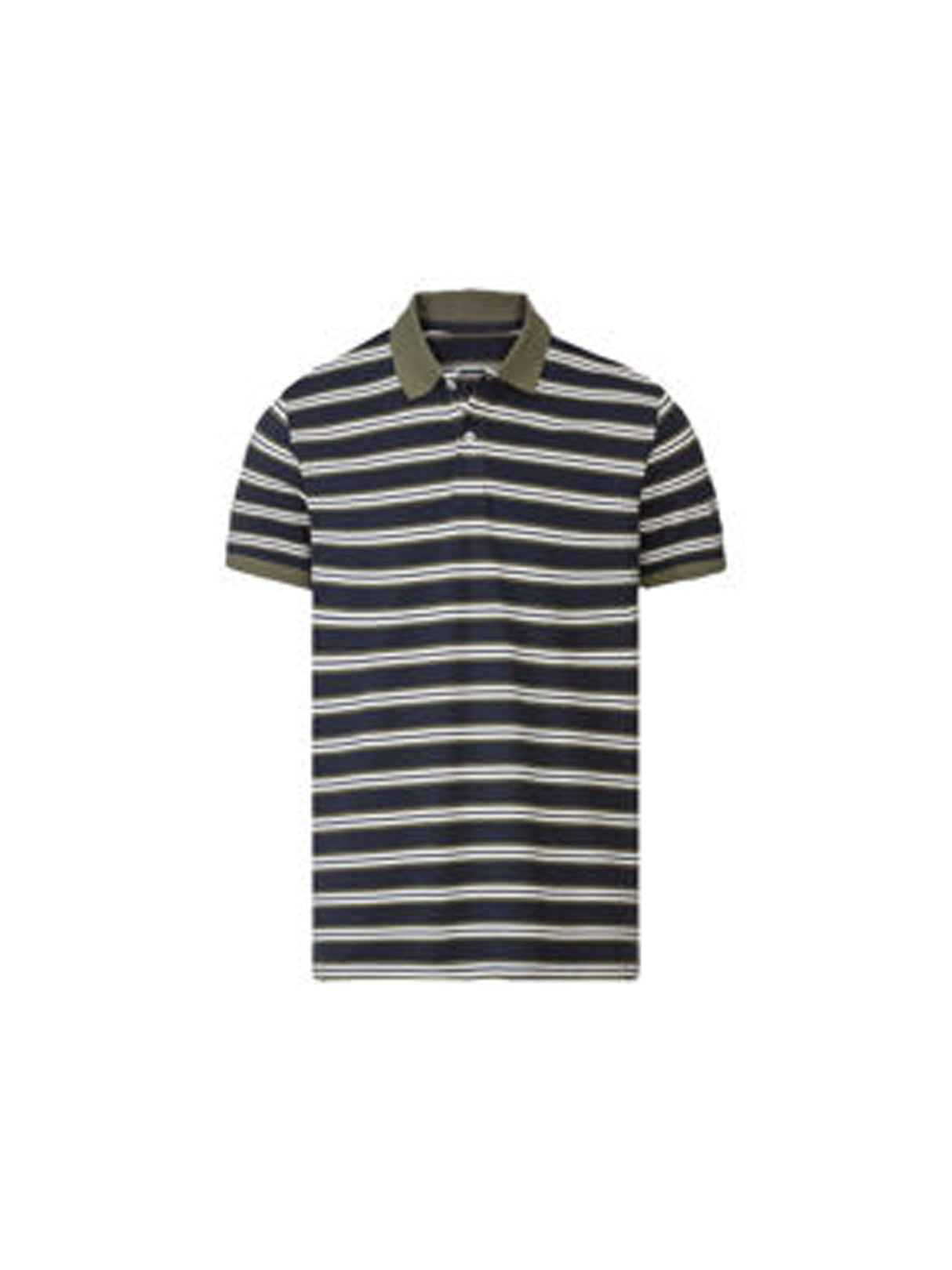 Image for Men's Striped Polo T-Shirt,Multi