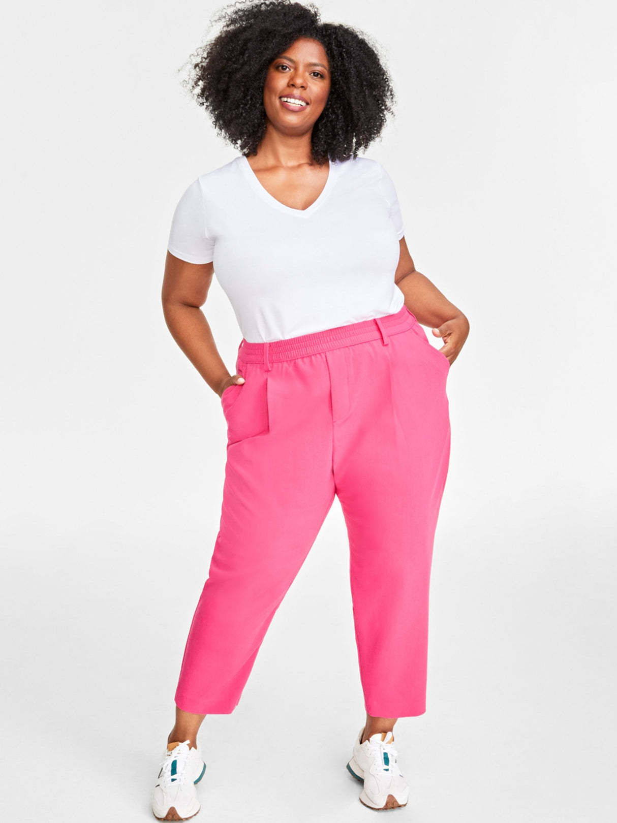Image for Women's Plain Pants,Pink