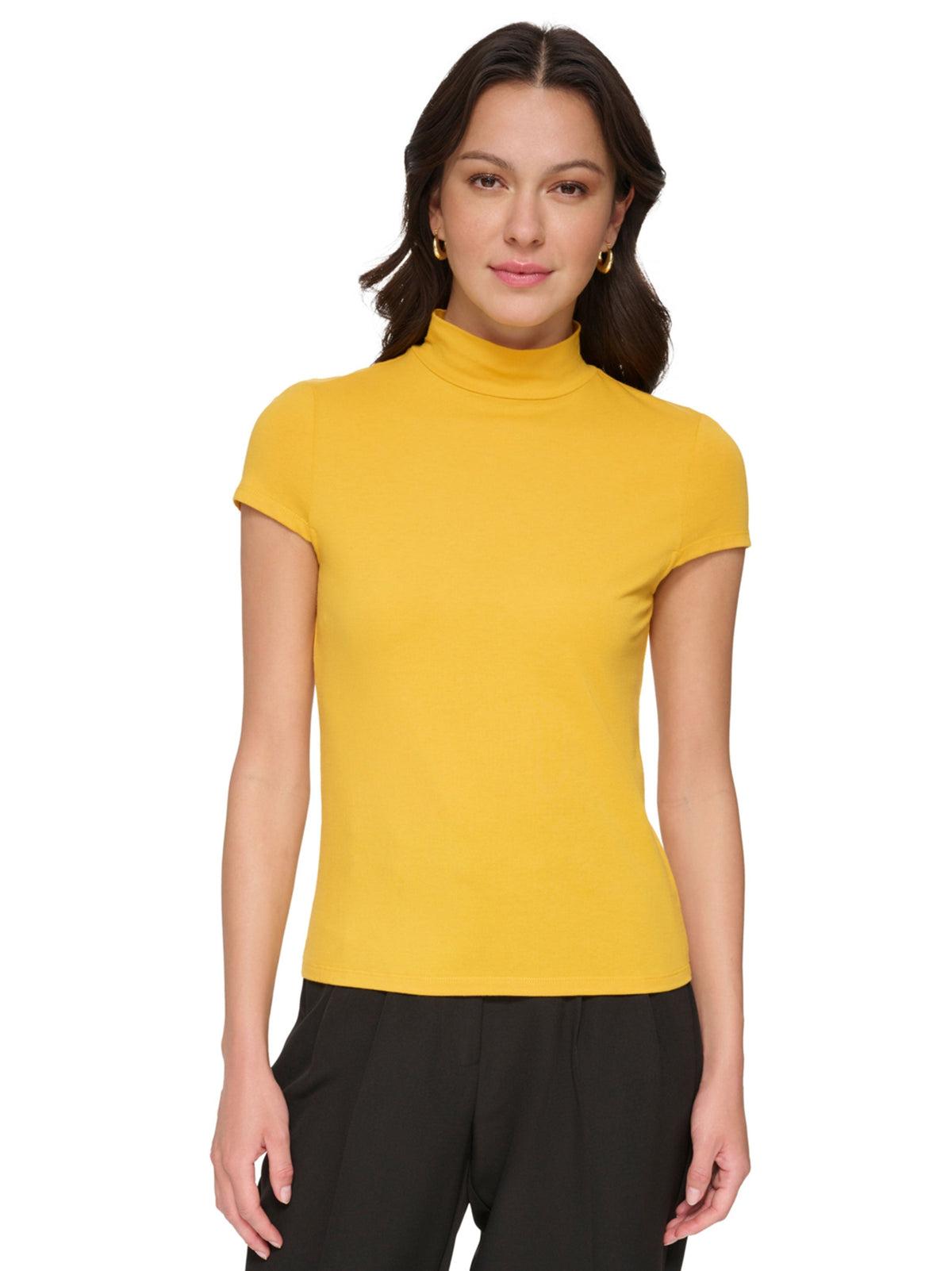 Image for Women's Mock Neck Camisole,Yellow