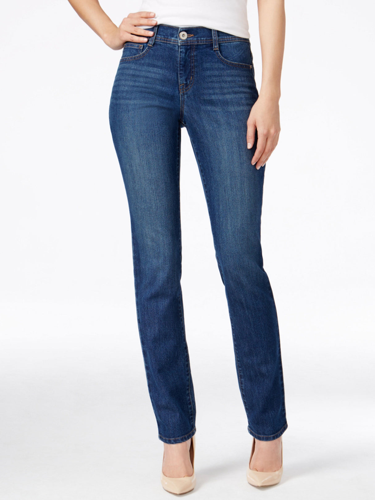 Image for Women's Washed Jeans,Blue