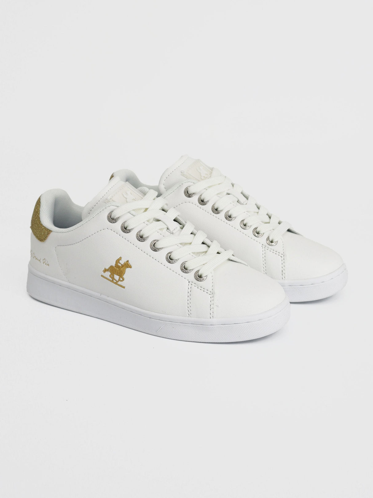 Image for Women's Brand Logo Embroidered Casual Shoes,White