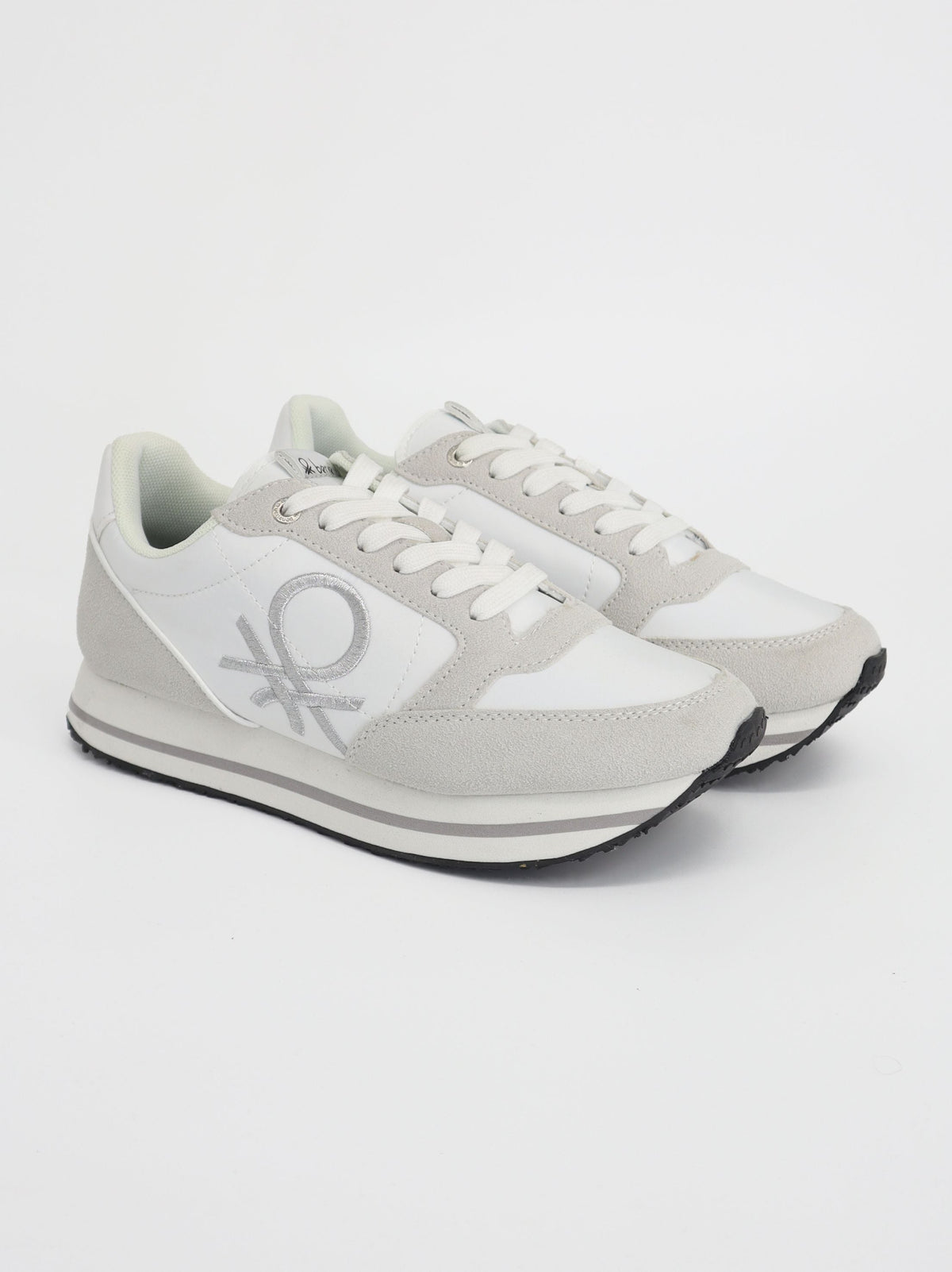 Image for Women's Textured Sneakers,White