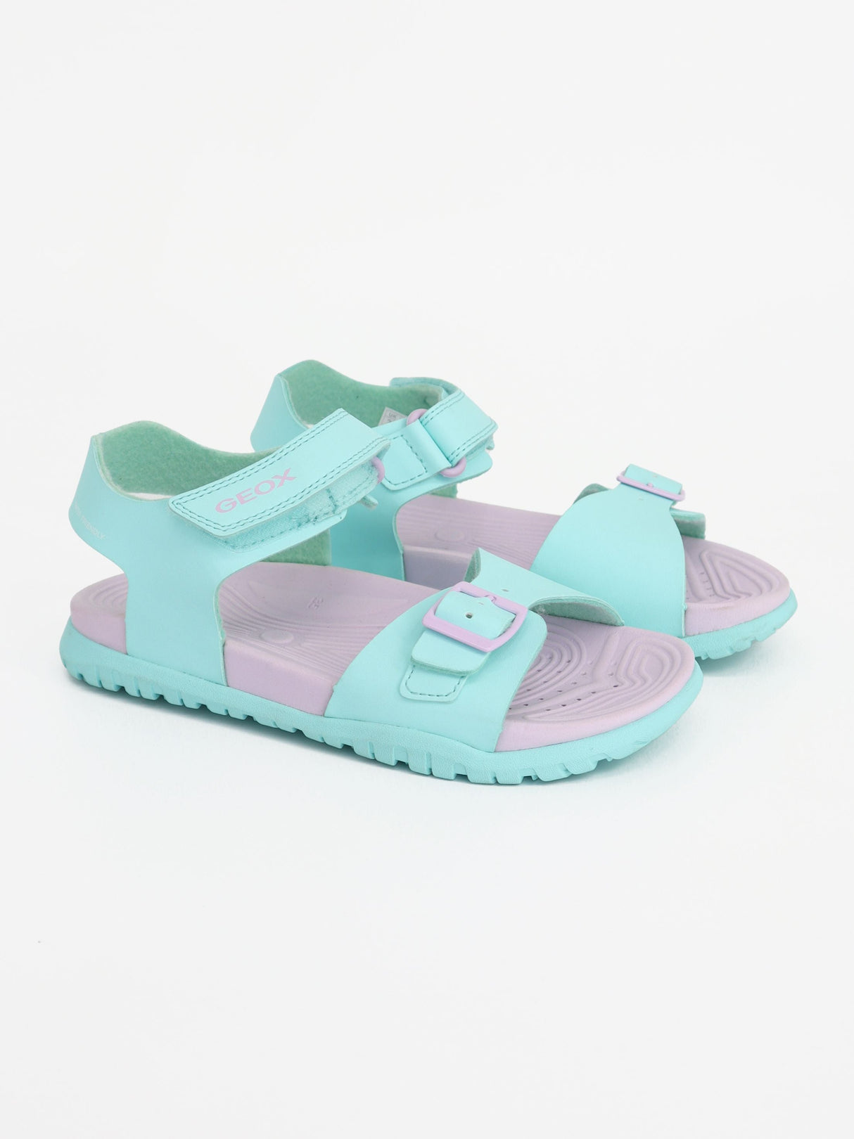 Image for Kids Girl's Plain Sandals,Mint Blue