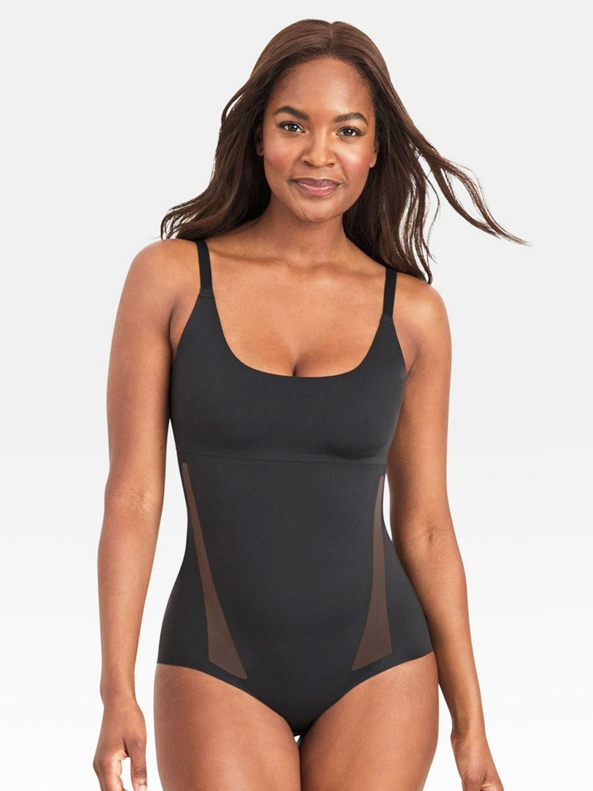 Image for Women's Plain Bodysuit,Black
