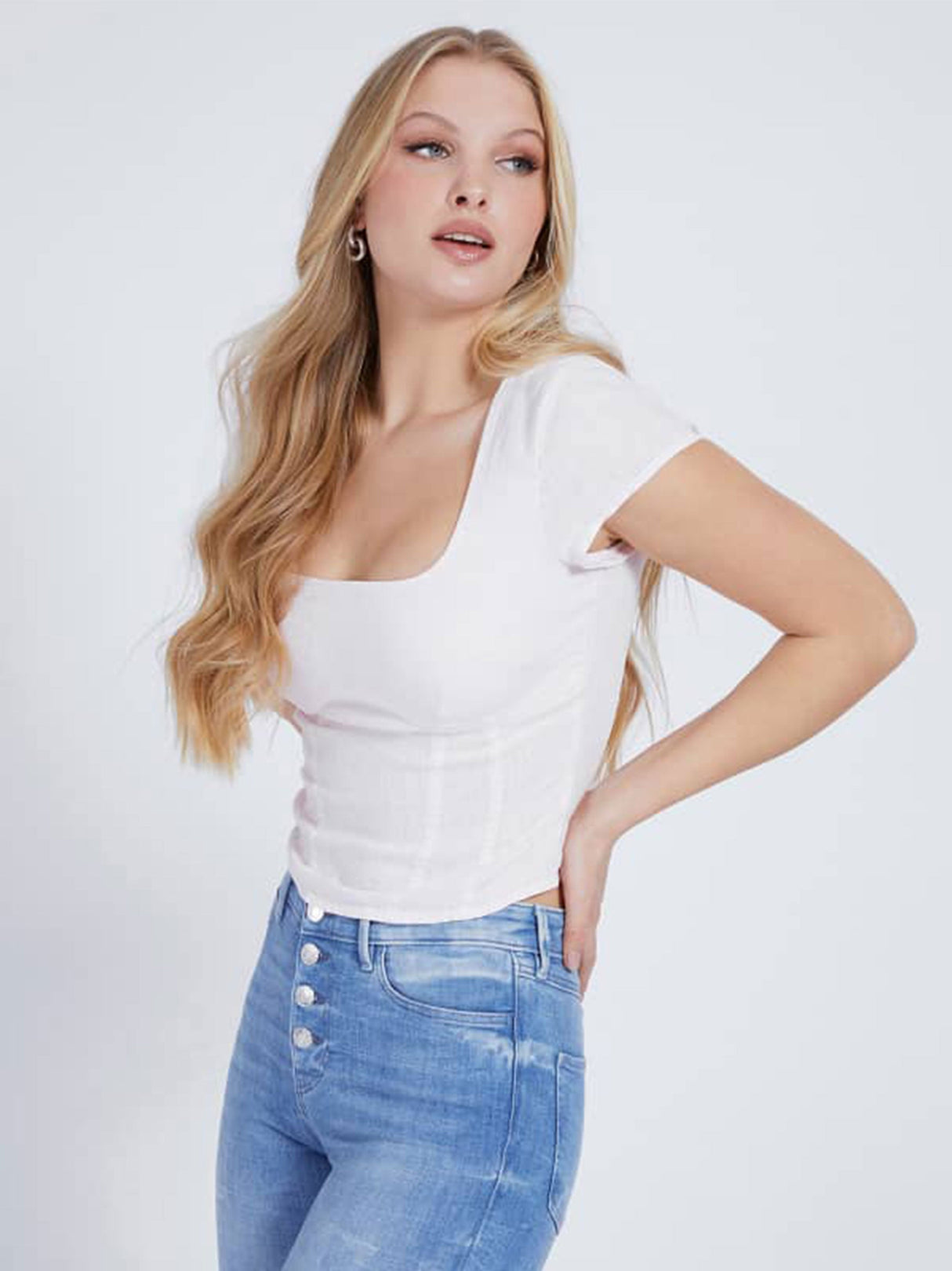Image for Women's Plain Top,Light Pink
