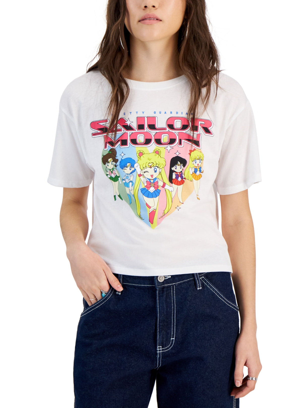 Image for Women's Graphic Printed T-Shirt,White