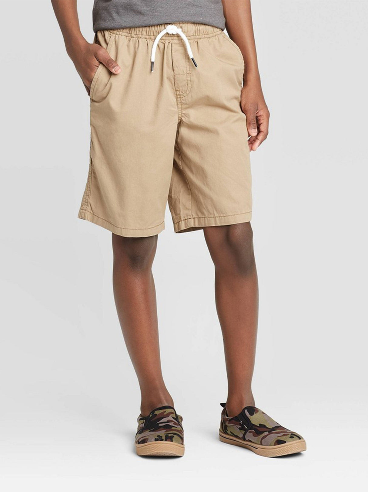 Image for Kids Boy's Pull On Shorts,Khaki