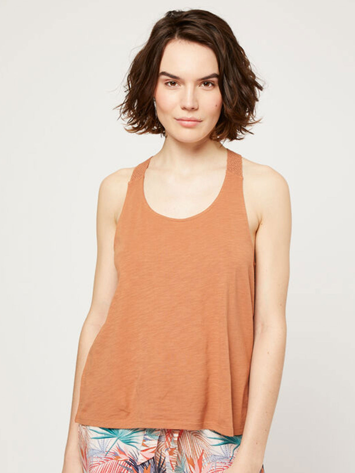 Image for Women's Plain Tank Top,Brown