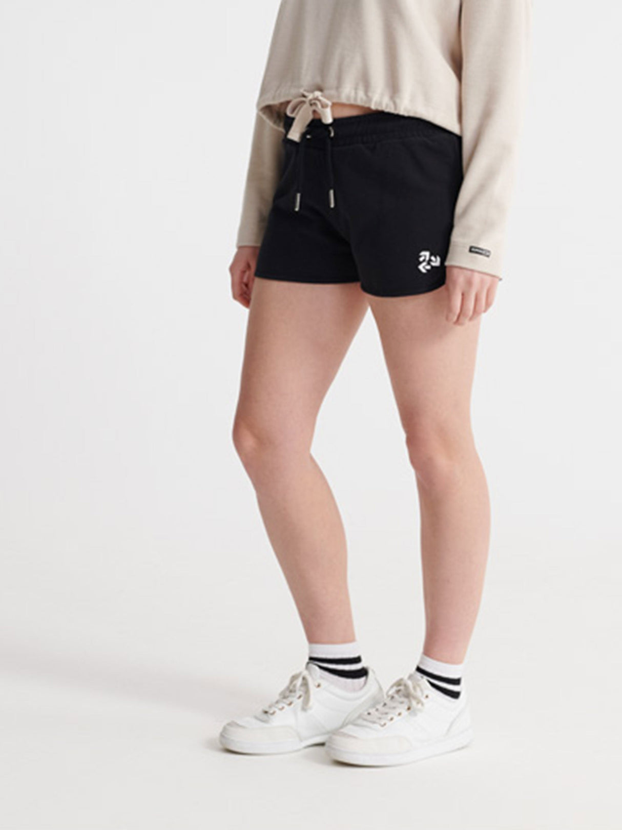 Image for Women's Printed Sport Shorts,Black