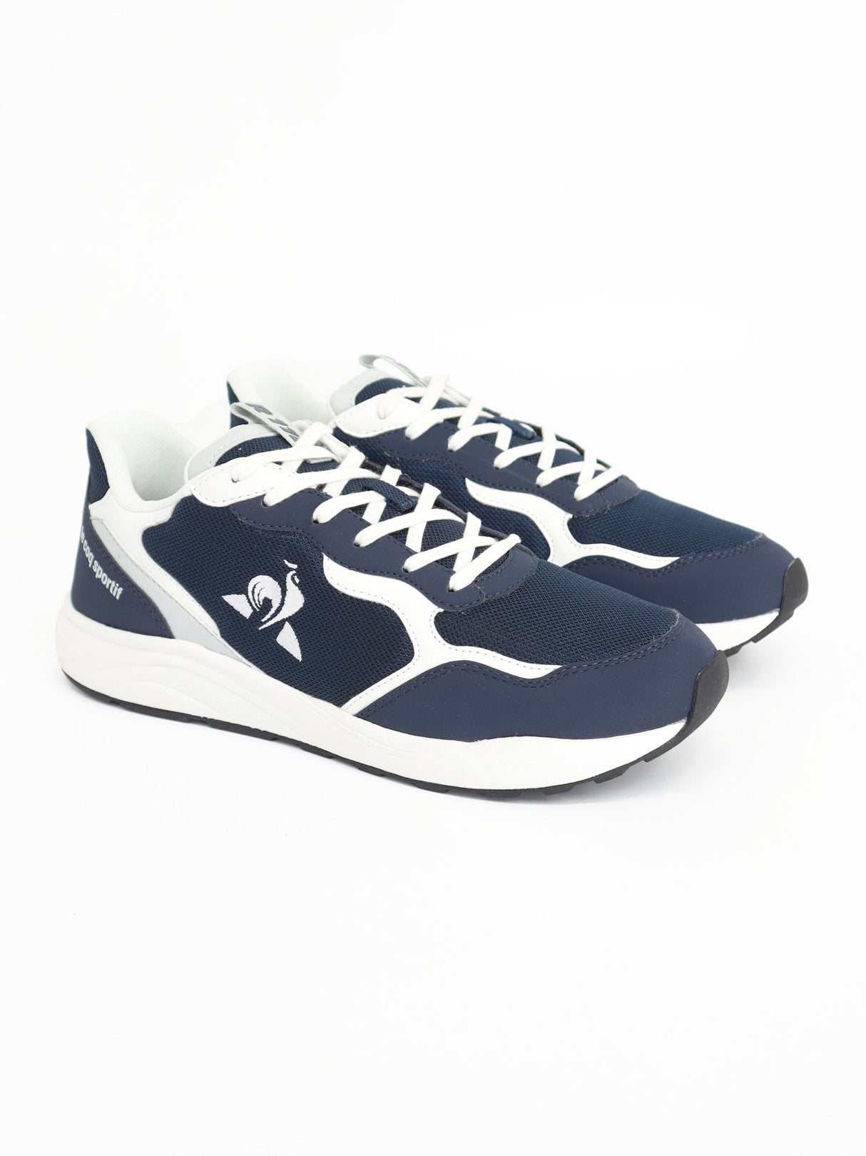 Image for Men's Brand Logo Embroidered Sneakers,Navy