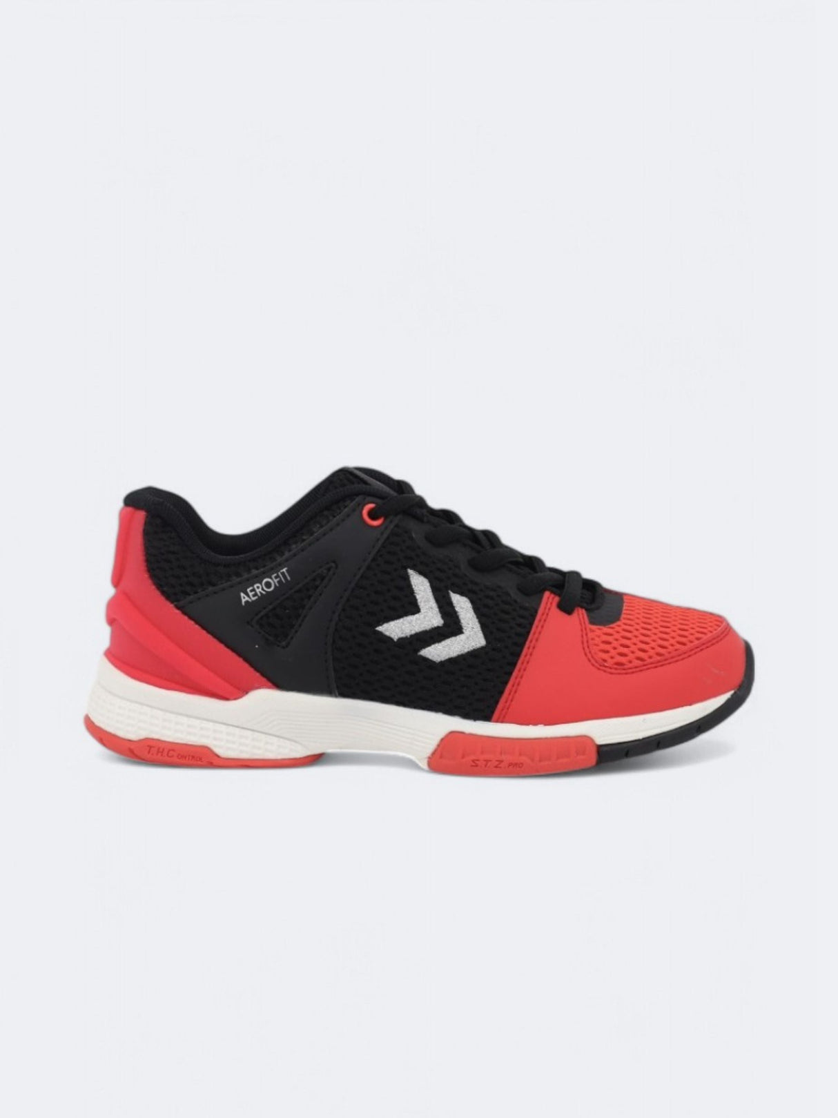 Image for Kids Boy's Brand Logo Embroidered Running Shoes,Black/Red