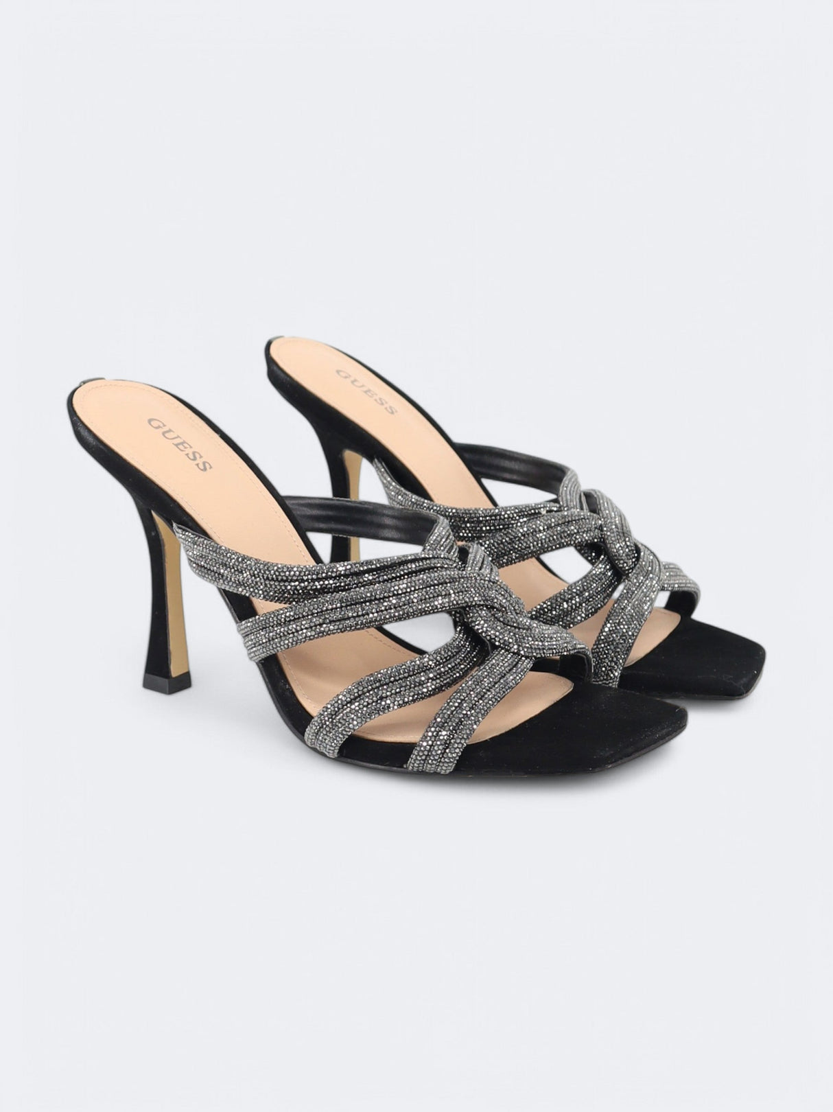 Image for Women's Glitter High Heeled Shoes,Black