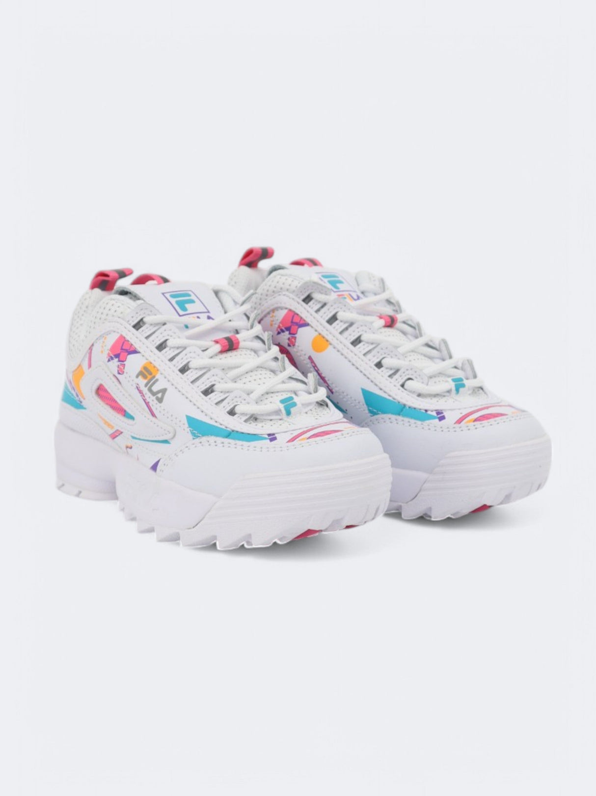Image for Kids Girl's Printed Sneakers,White