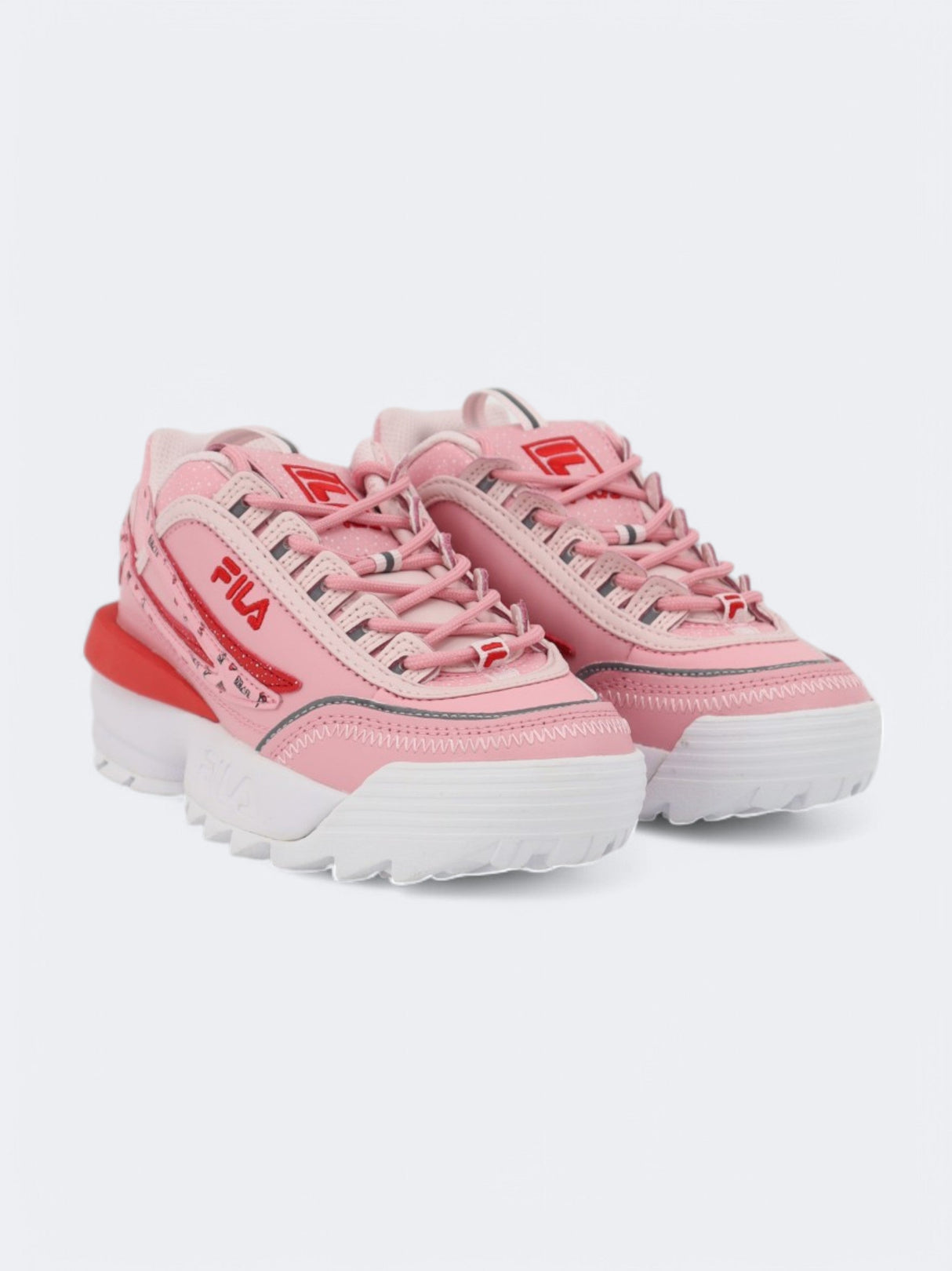Image for Kids Girl's Printed Sneakers,Pink