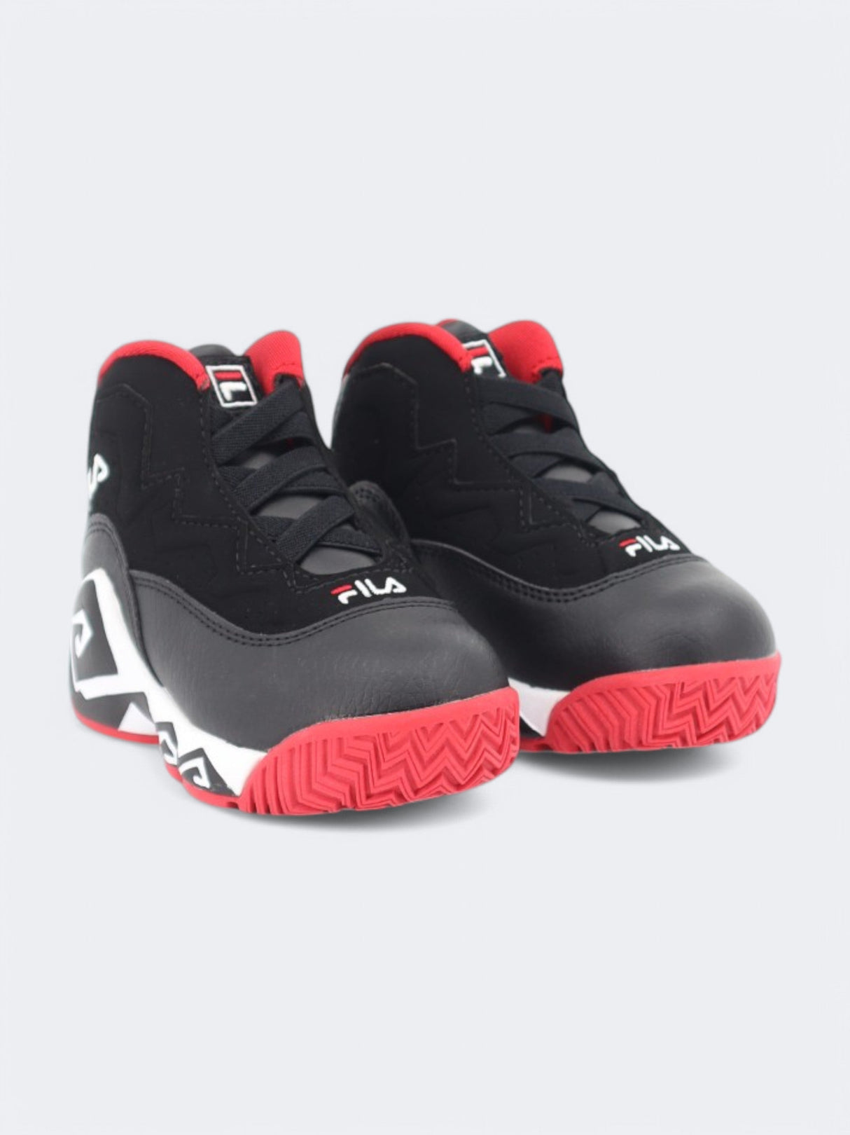 Image for Kids Boy's Textured Basketball Shoes,Black