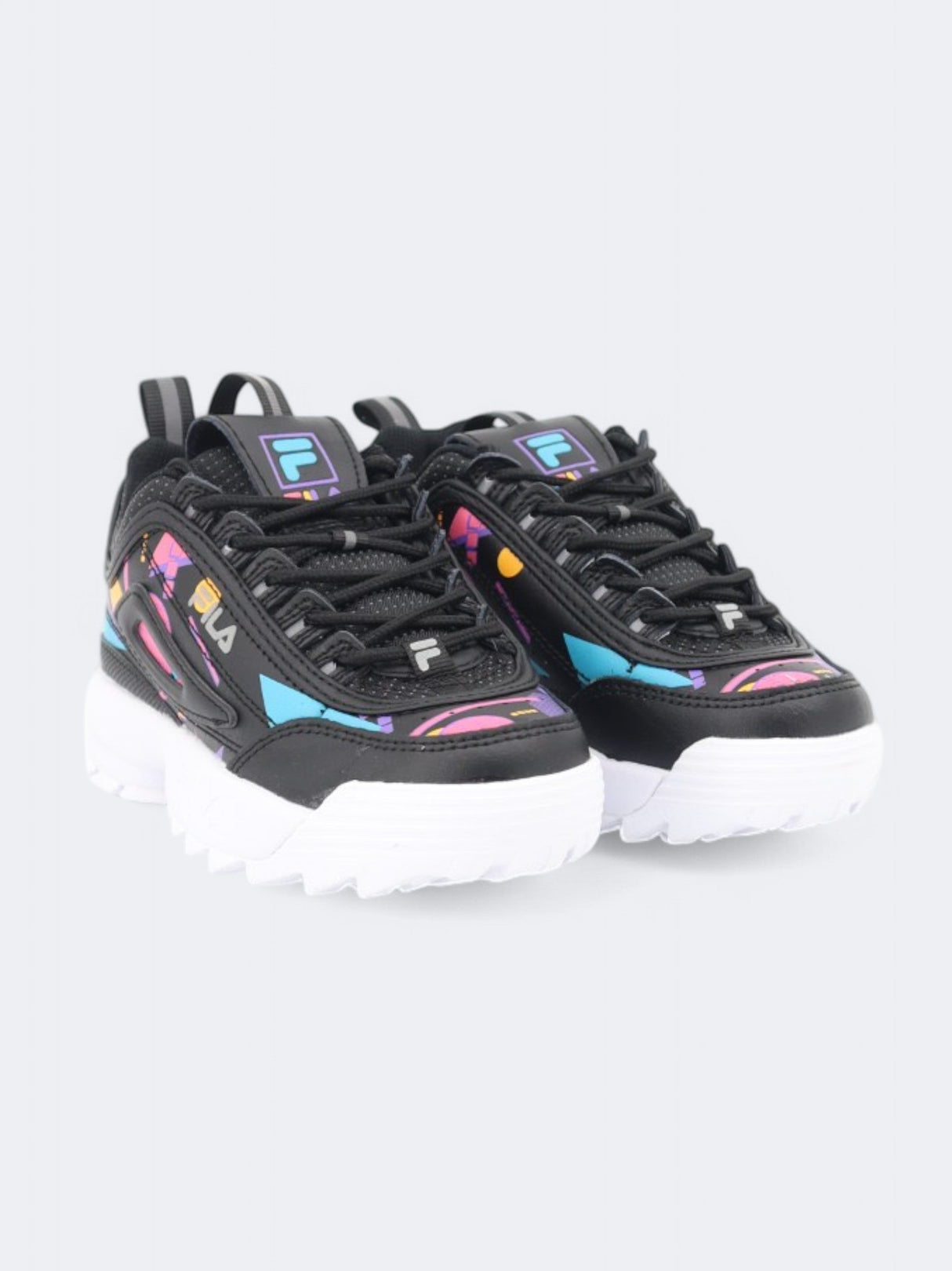 Image for Kids Girl's Printed Sneakers,Black