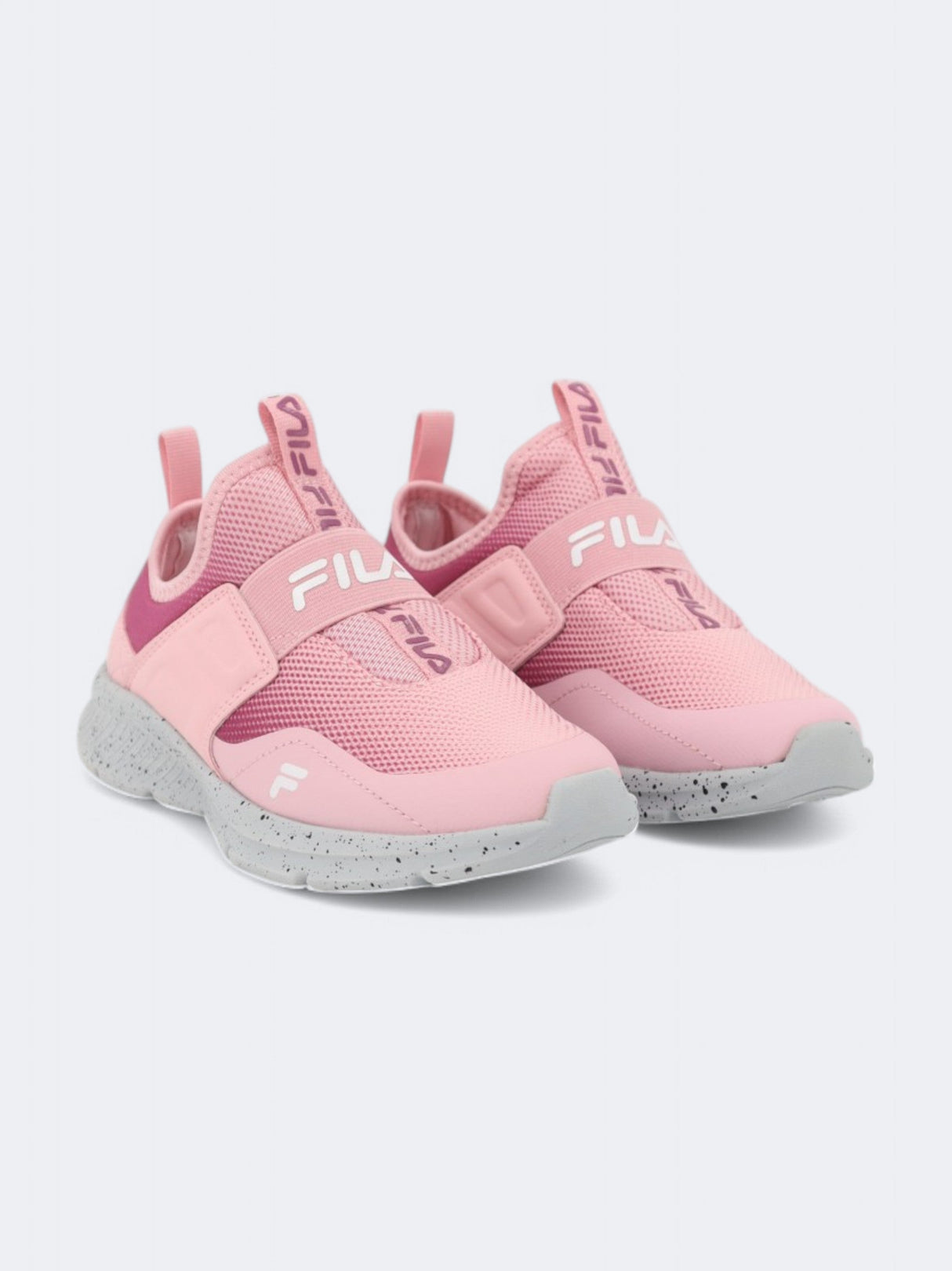 Image for Kids Girl's Brand Logo Printed Trainers,Pink