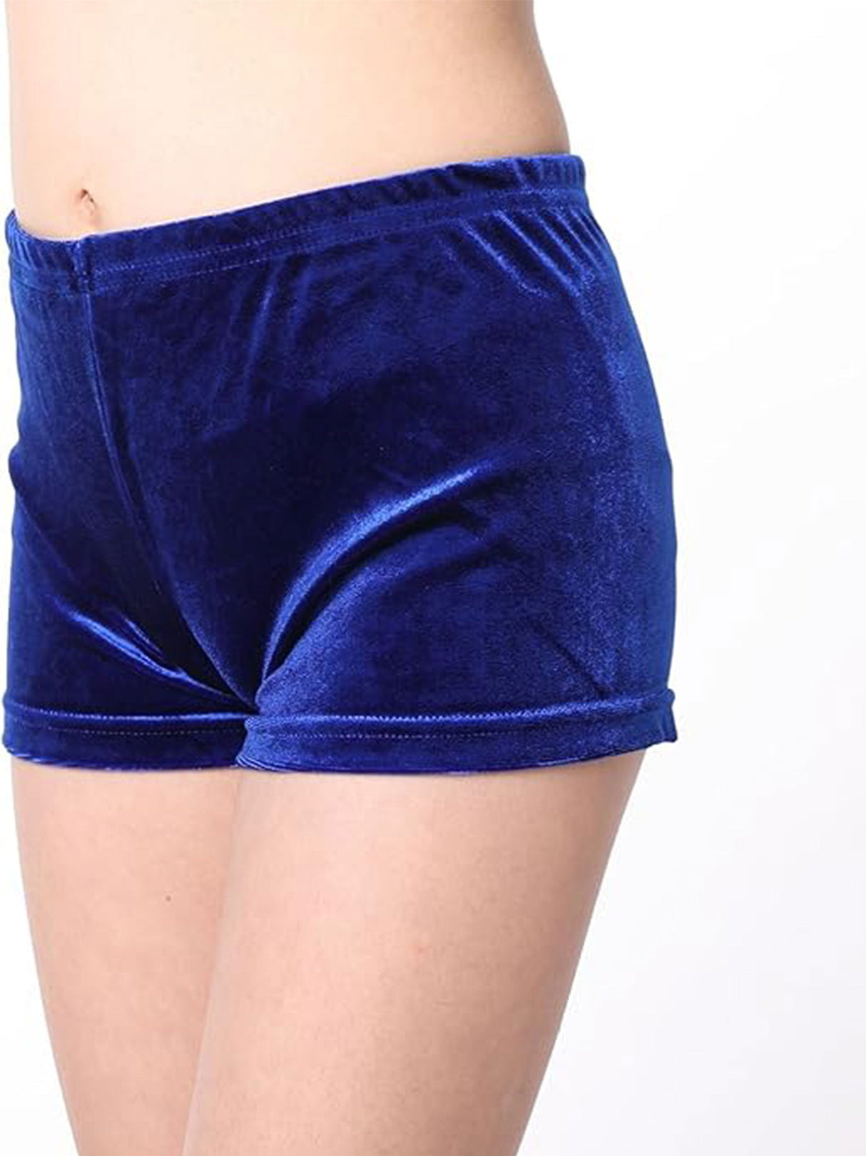 Image for Kids Girl's Velvet Sport Short,Blue