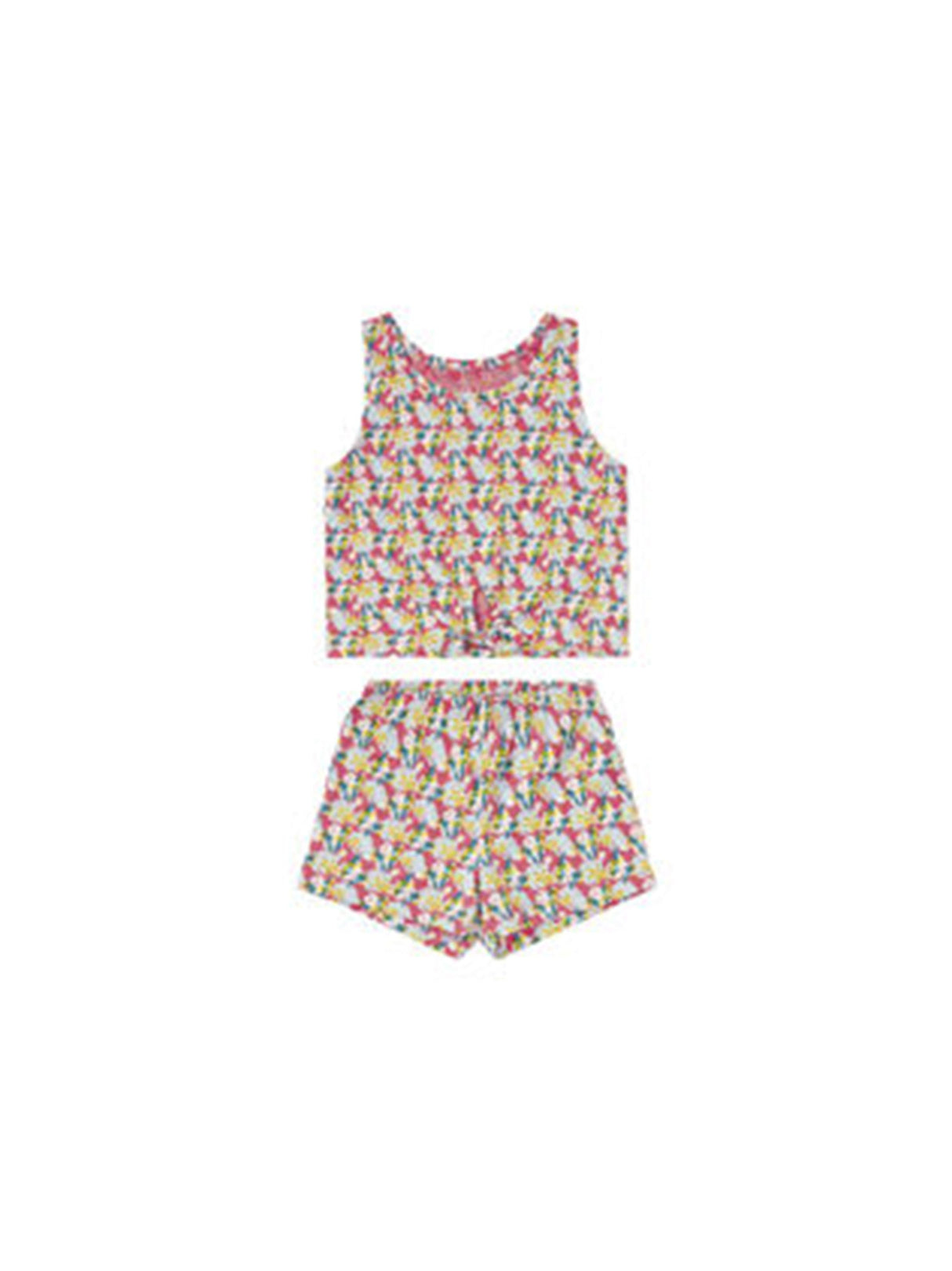 Image for Kid's Gril's 2 Pcs Tank Top & Short Set,Indigo