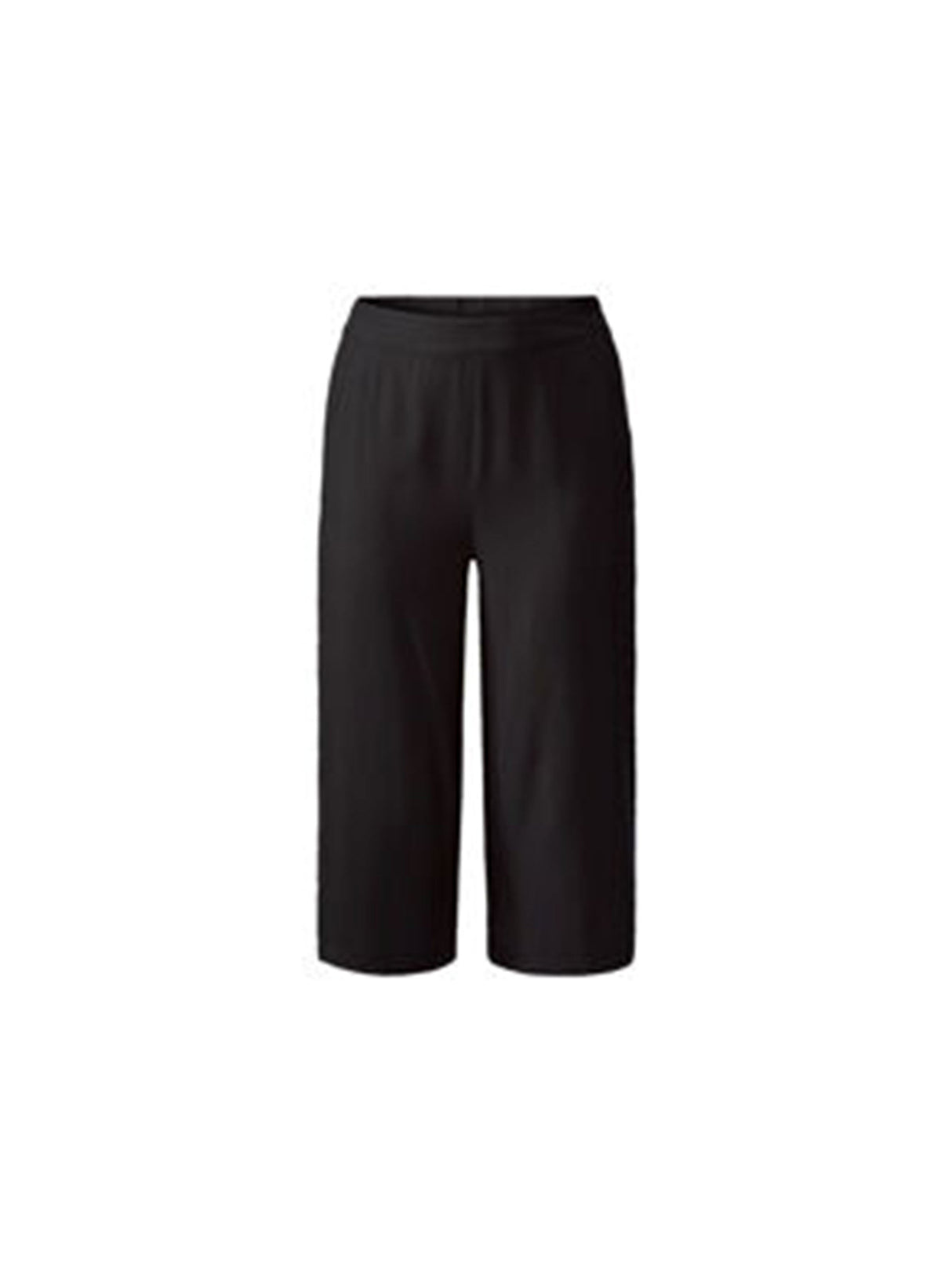 Image for Women's Plain Capri Trousers,Black
