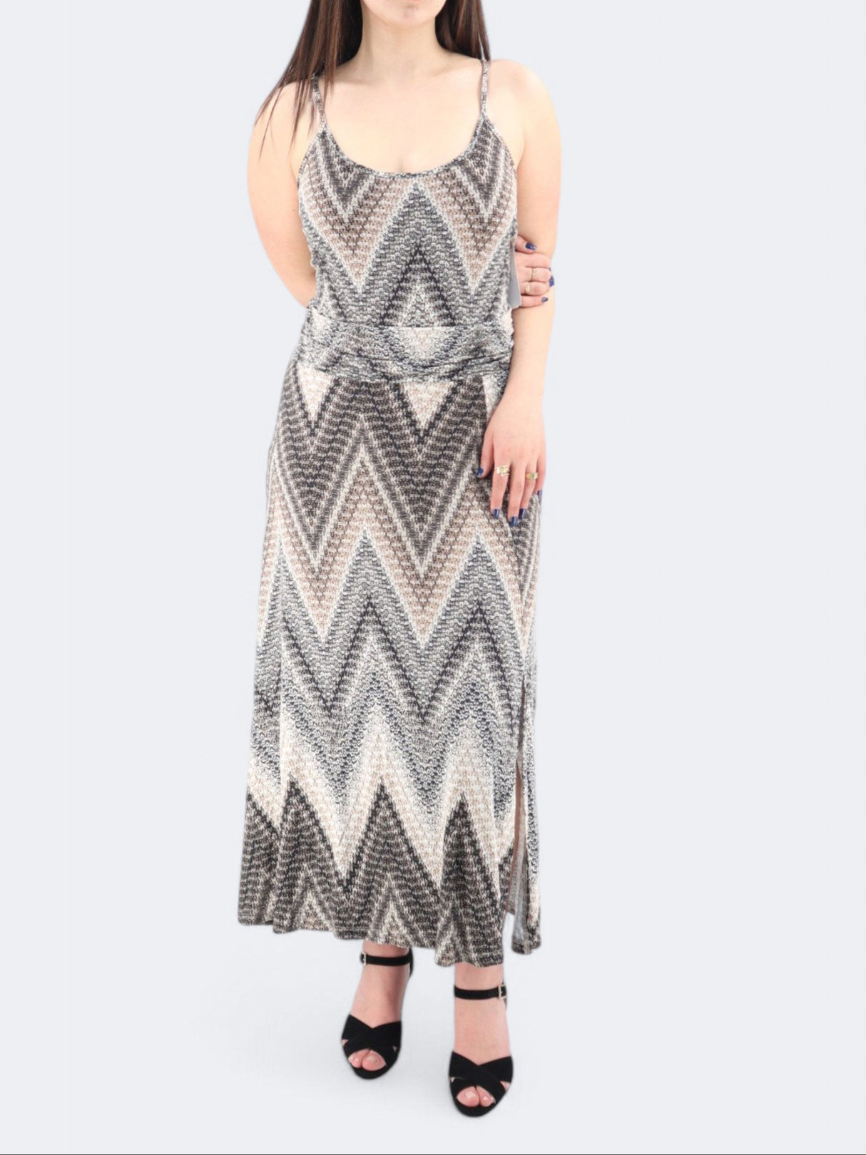Image for Women's Printed Side SlitDress,Multi