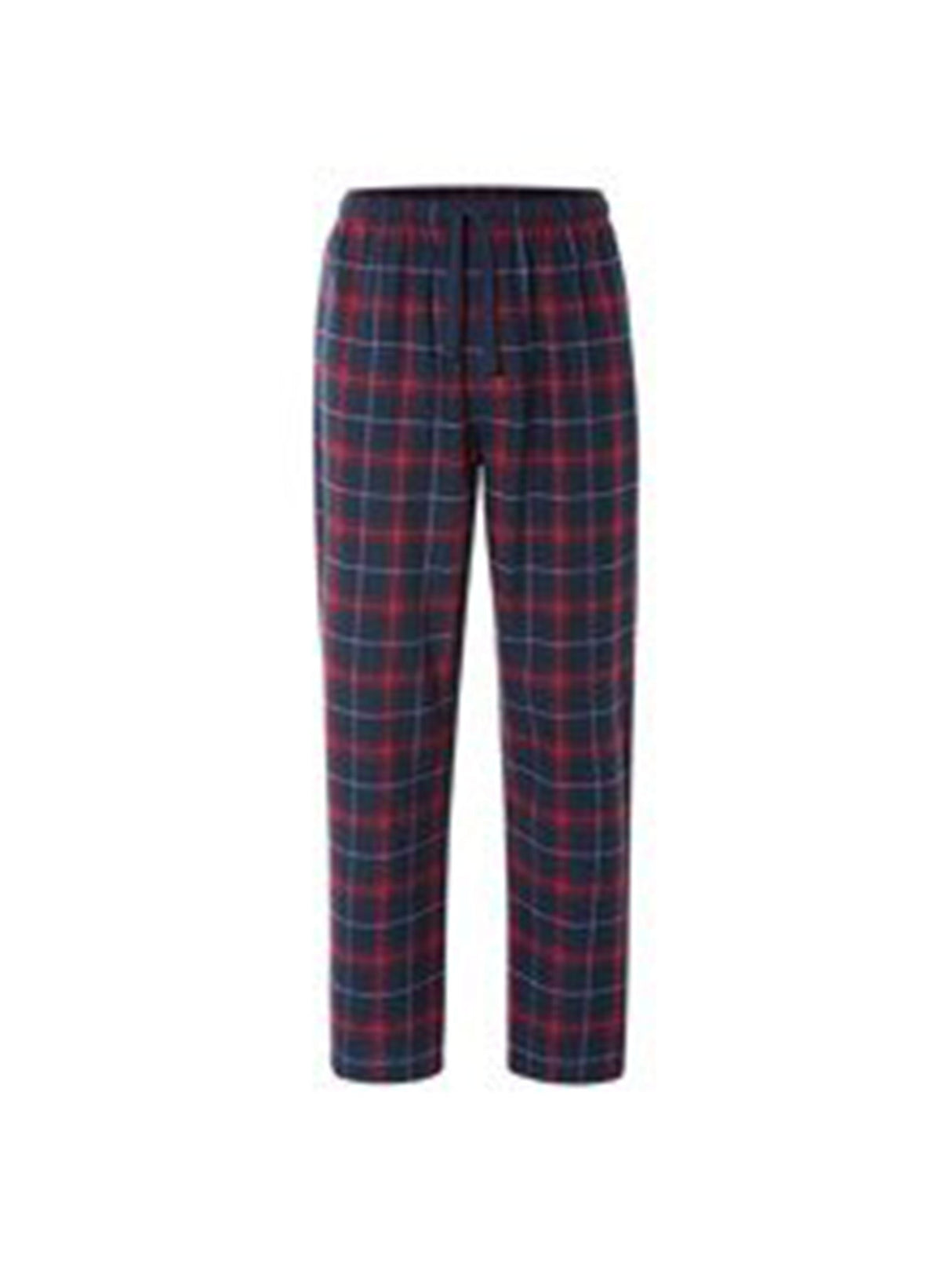 Image for Men's Plaid Sleepwear Pants,Navy/Red