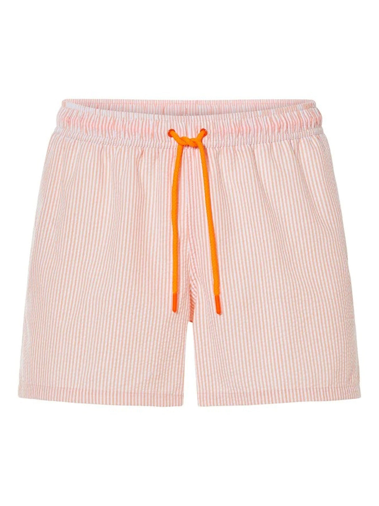 Image for Men's Striped Trunks,Orange/White