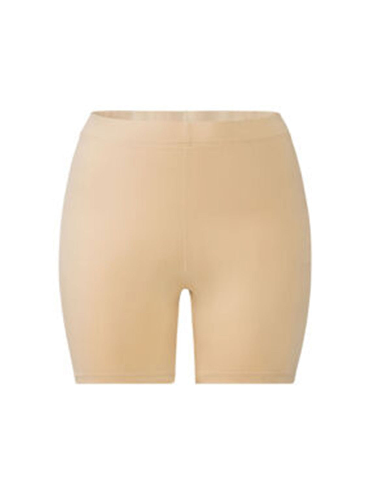 Image for Women's Plain Skinny Shorts,Beige
