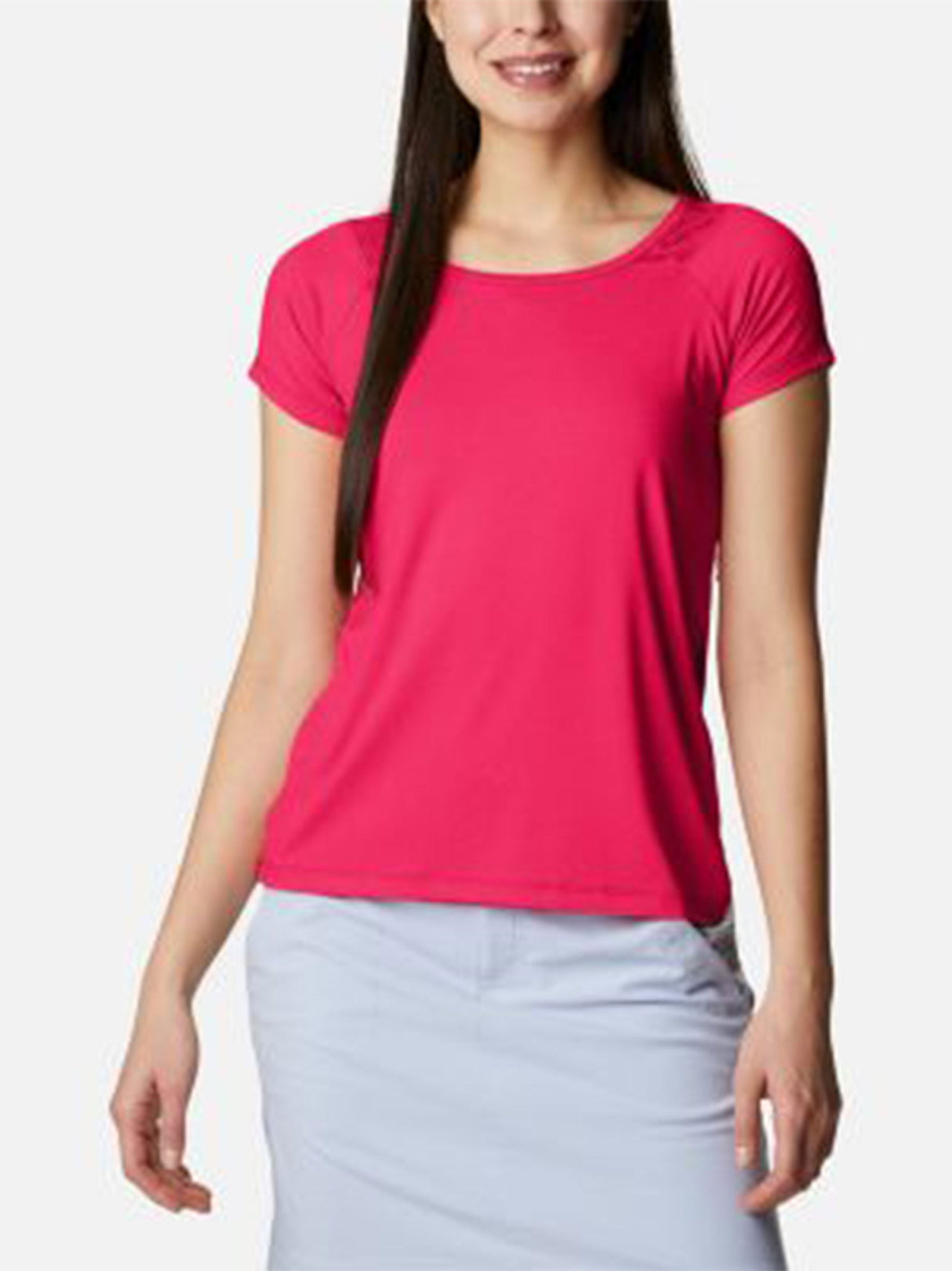 Image for Women's Plain Sport T-Shirt,Coral