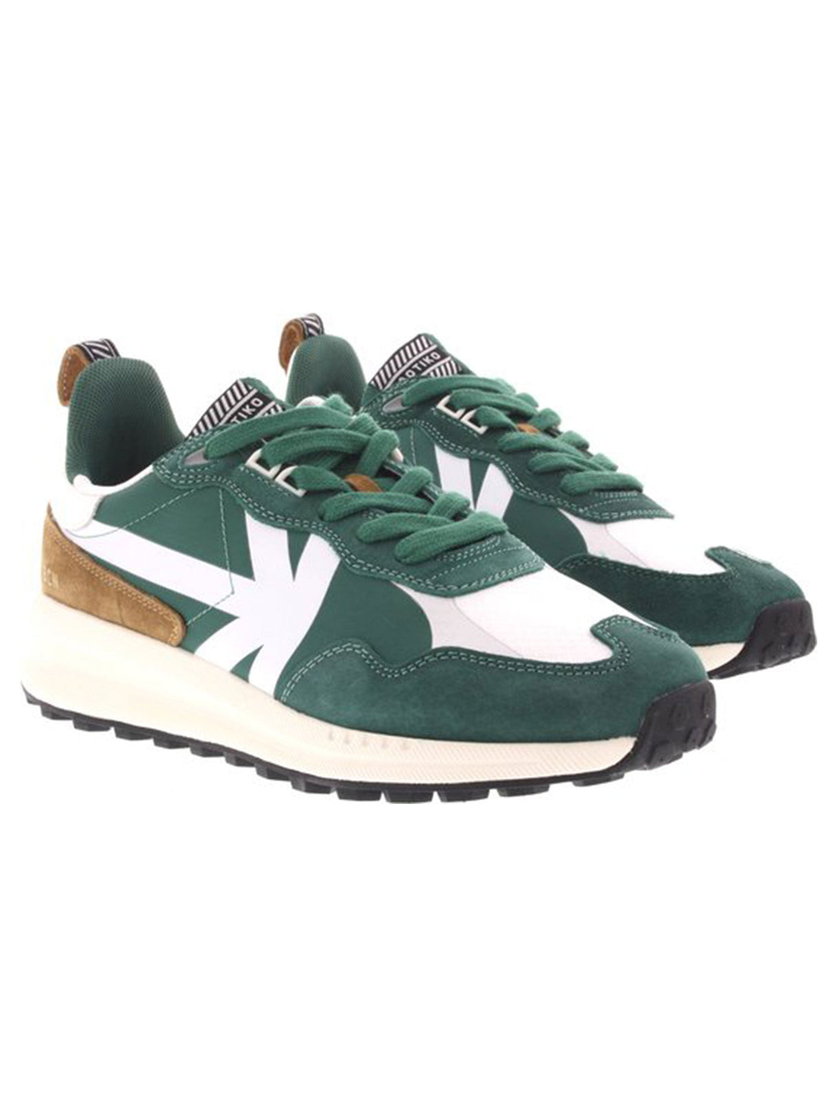 Image for Men's Printed Sneakers,Green