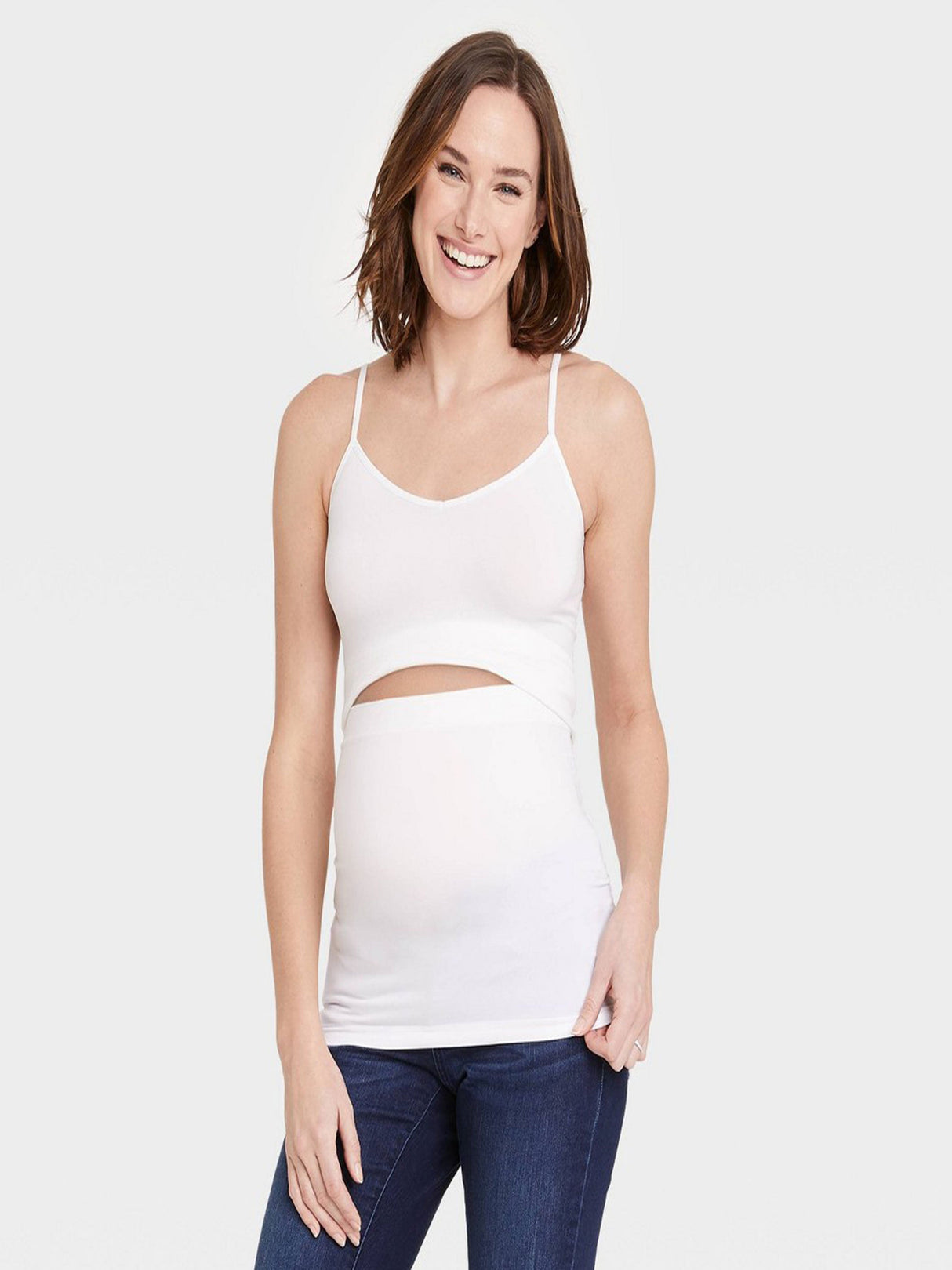 Image for Women's Maternity Belly Support,White