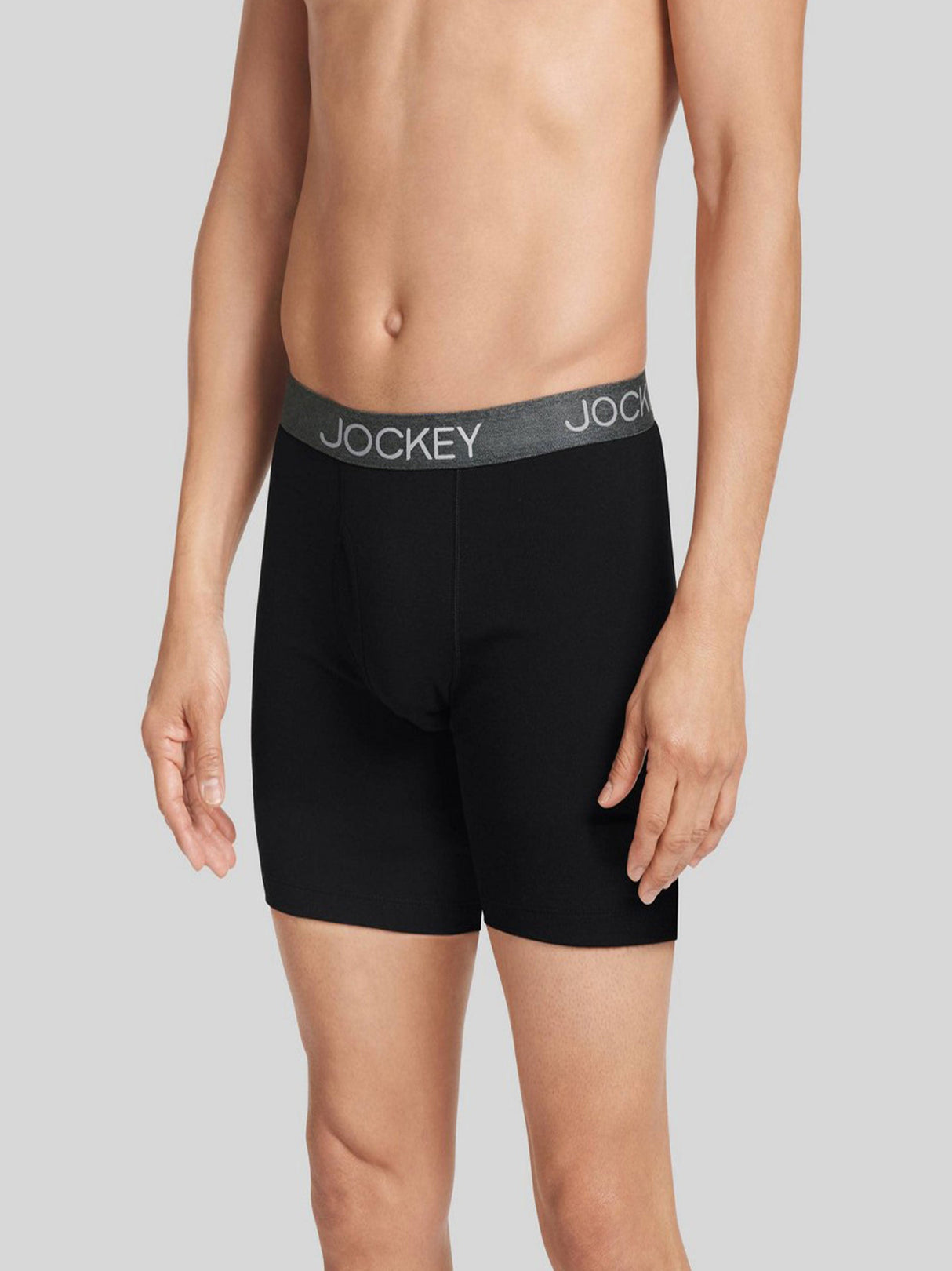Image for Men's 3 Pcs Plain Boxers Set,Black
