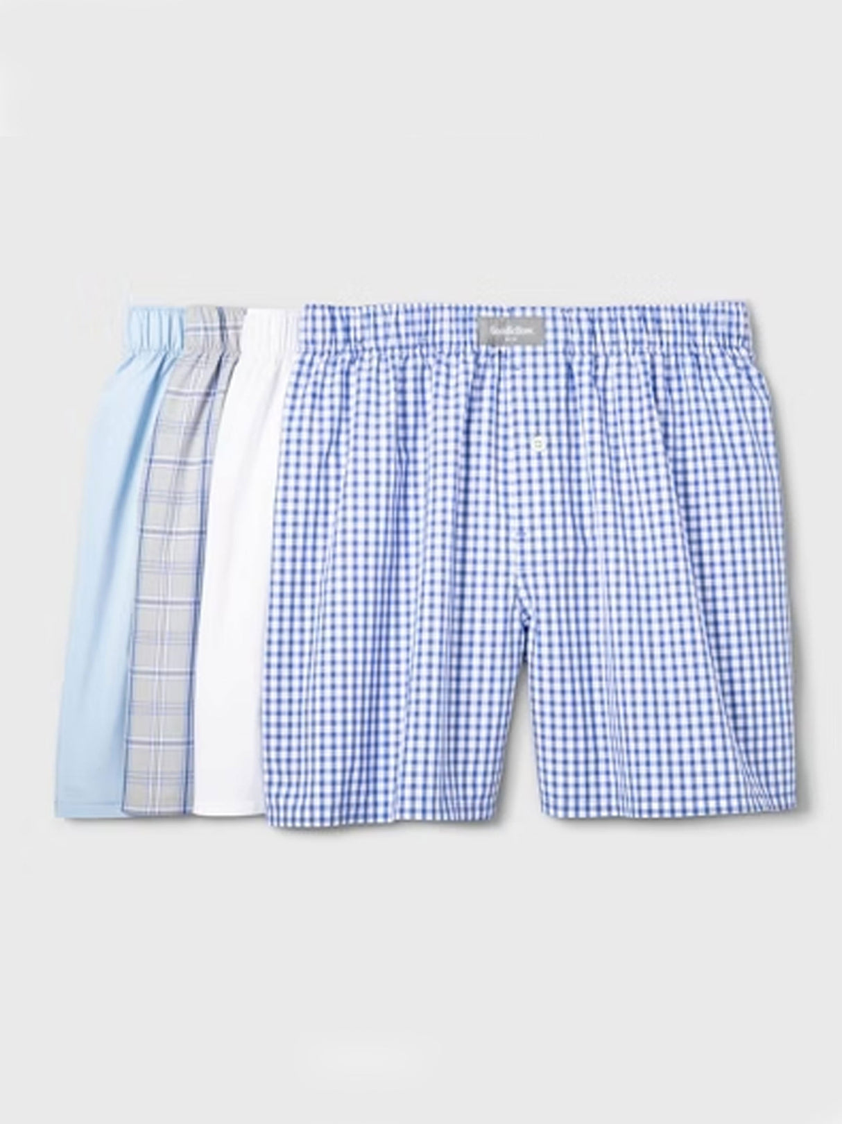 Image for Men's 4 Pcs Classic Boxers Set,Multi