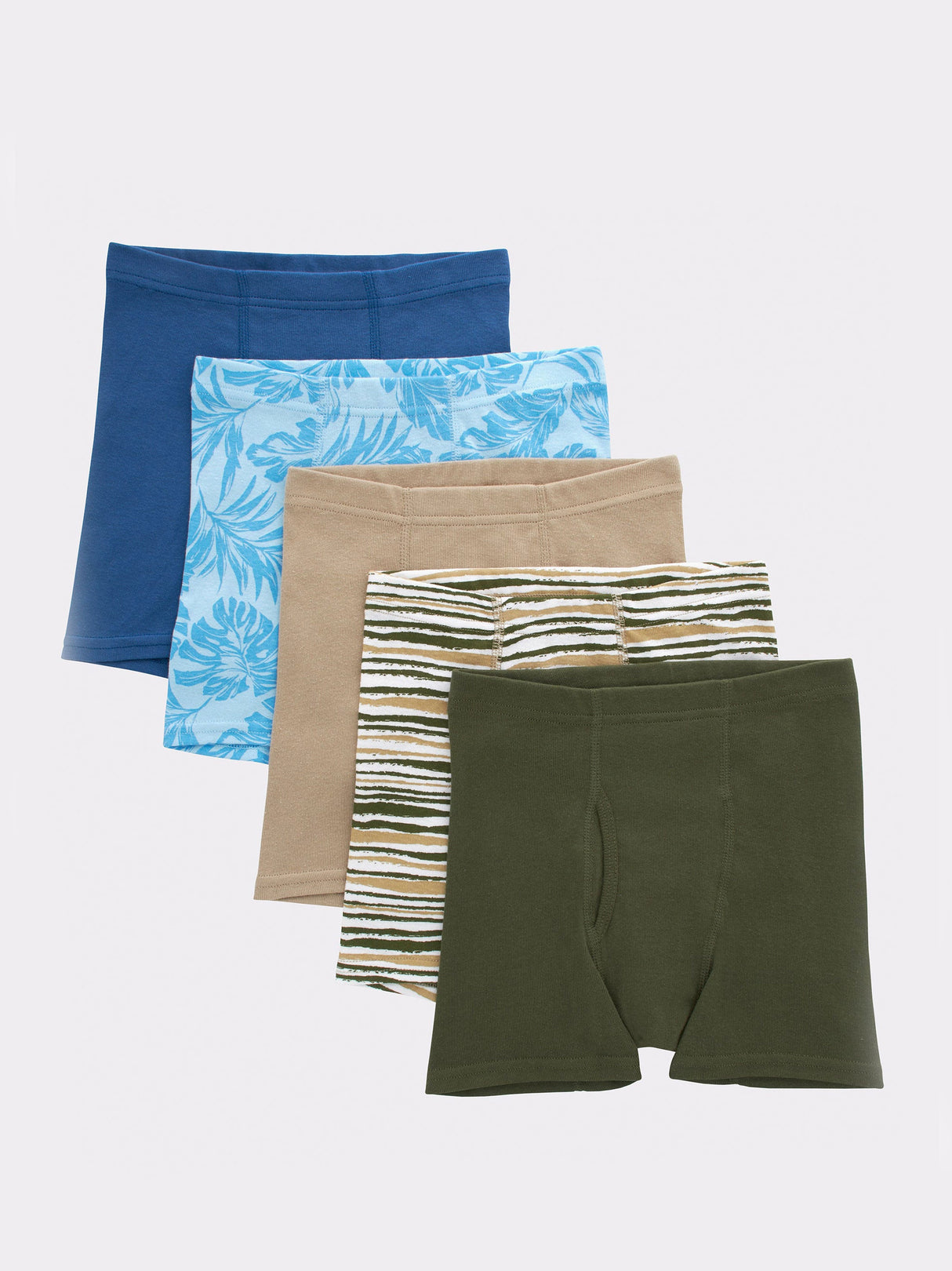 Image for Men's 5 Pcs Printed Briefs Set,Multi