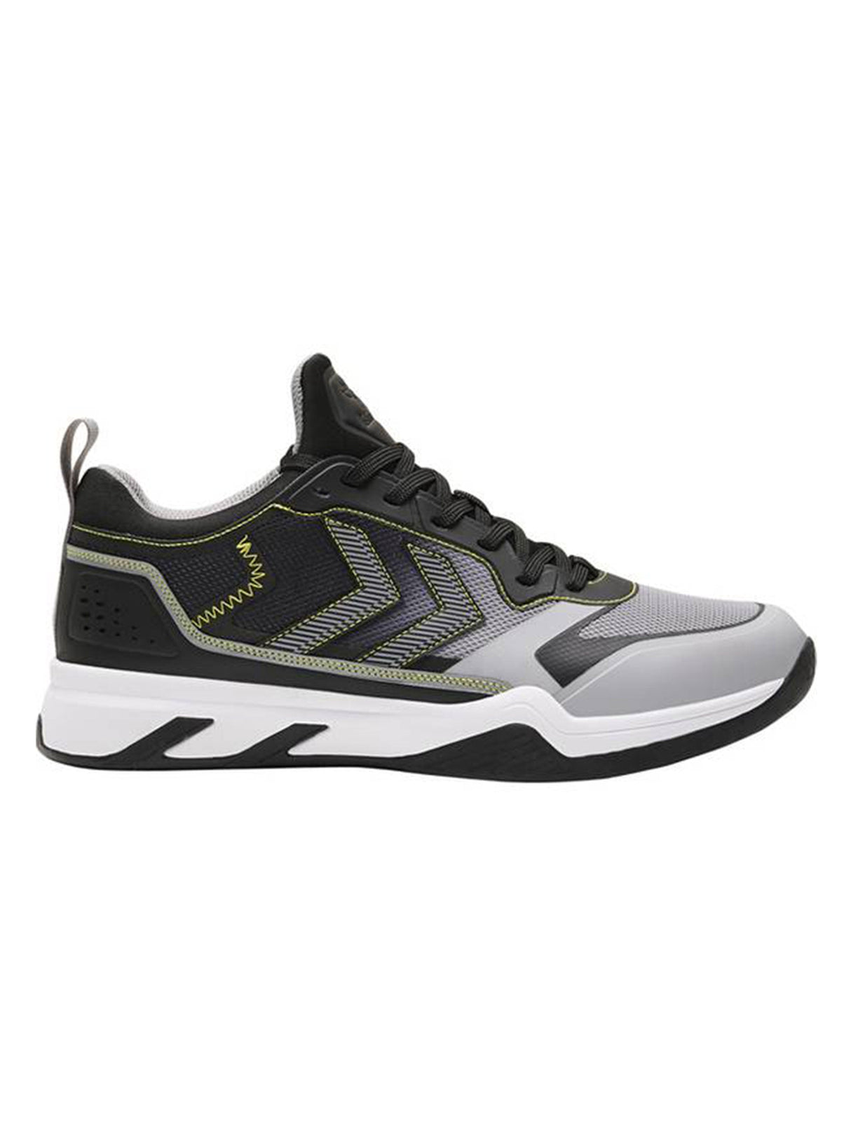 Image for Men's Brand Logo Patched Sneakers,Black/Grey