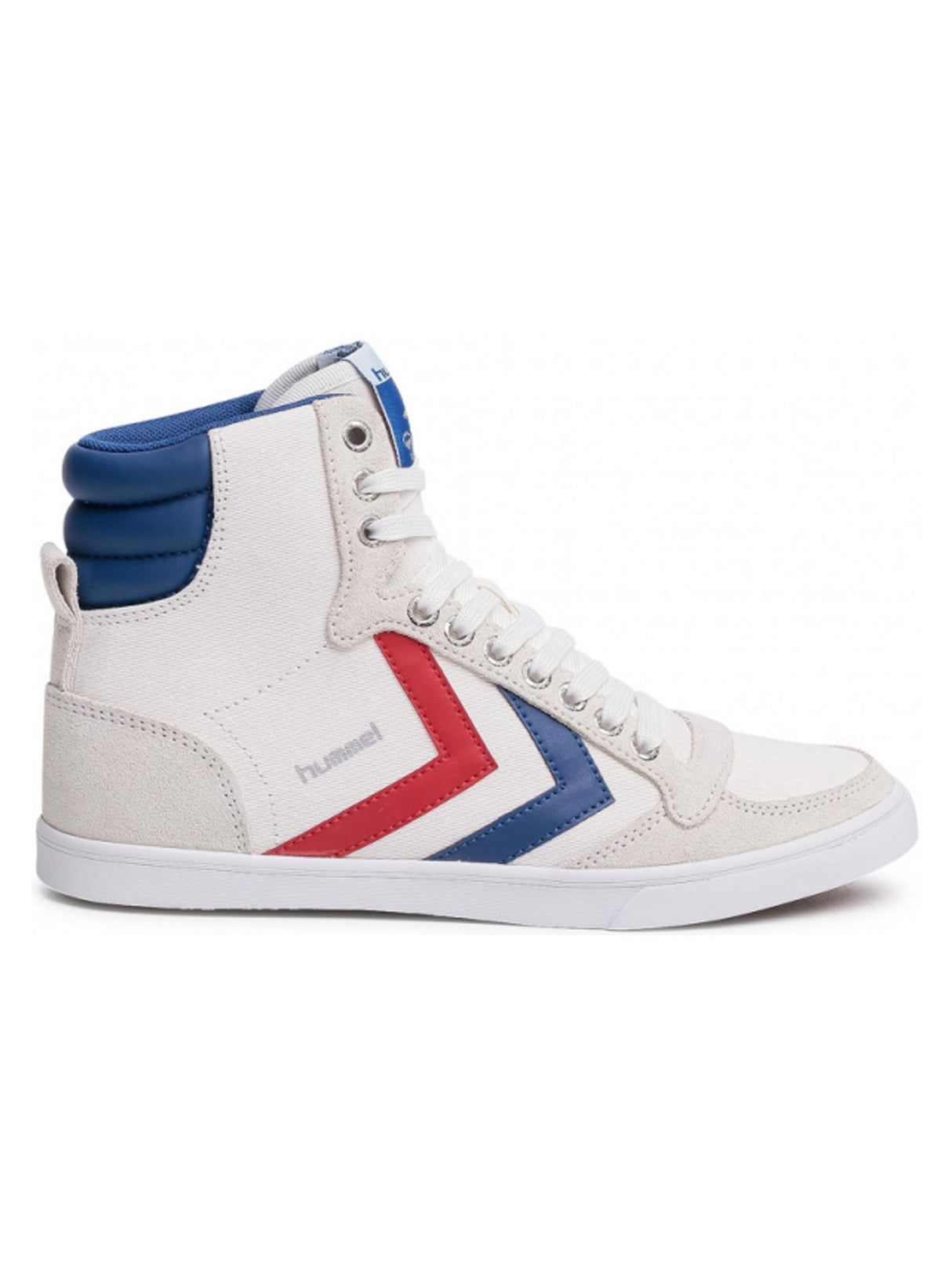 Image for Women's Brand Logo Patched High Sneakers,White